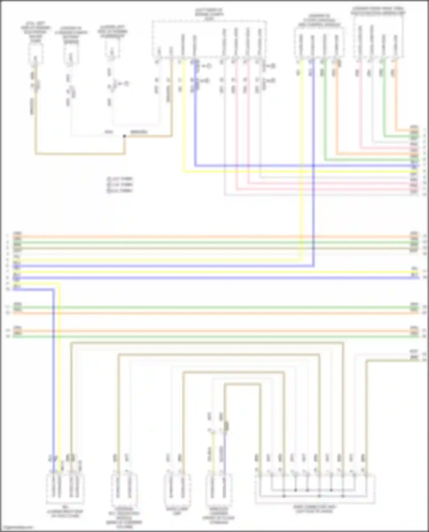 Wiring diagram 2.0l turbo for Kia Stinger I facelift (2020-2024) (1 of 2)