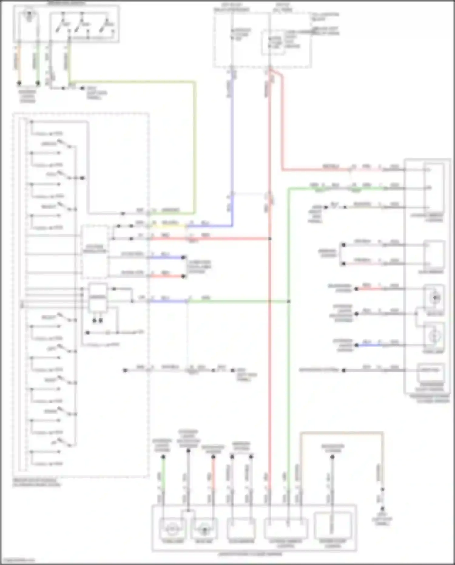 Wiring diagram bcw ind for Kia Stinger I facelift (2020-2024) (2 of 4)