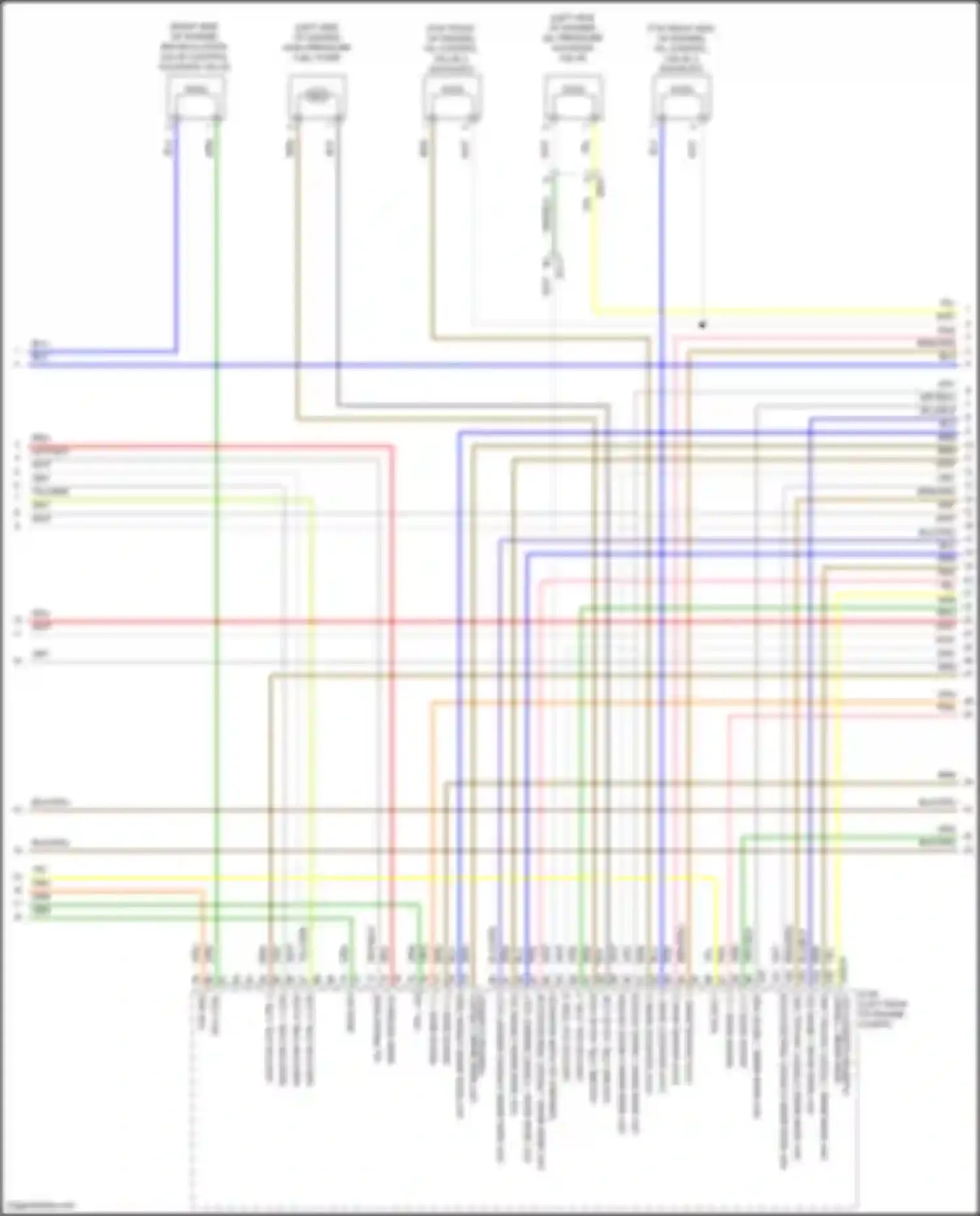Wiring diagram blu/org for Kia Stinger I facelift (2020-2024) (87 of 92)