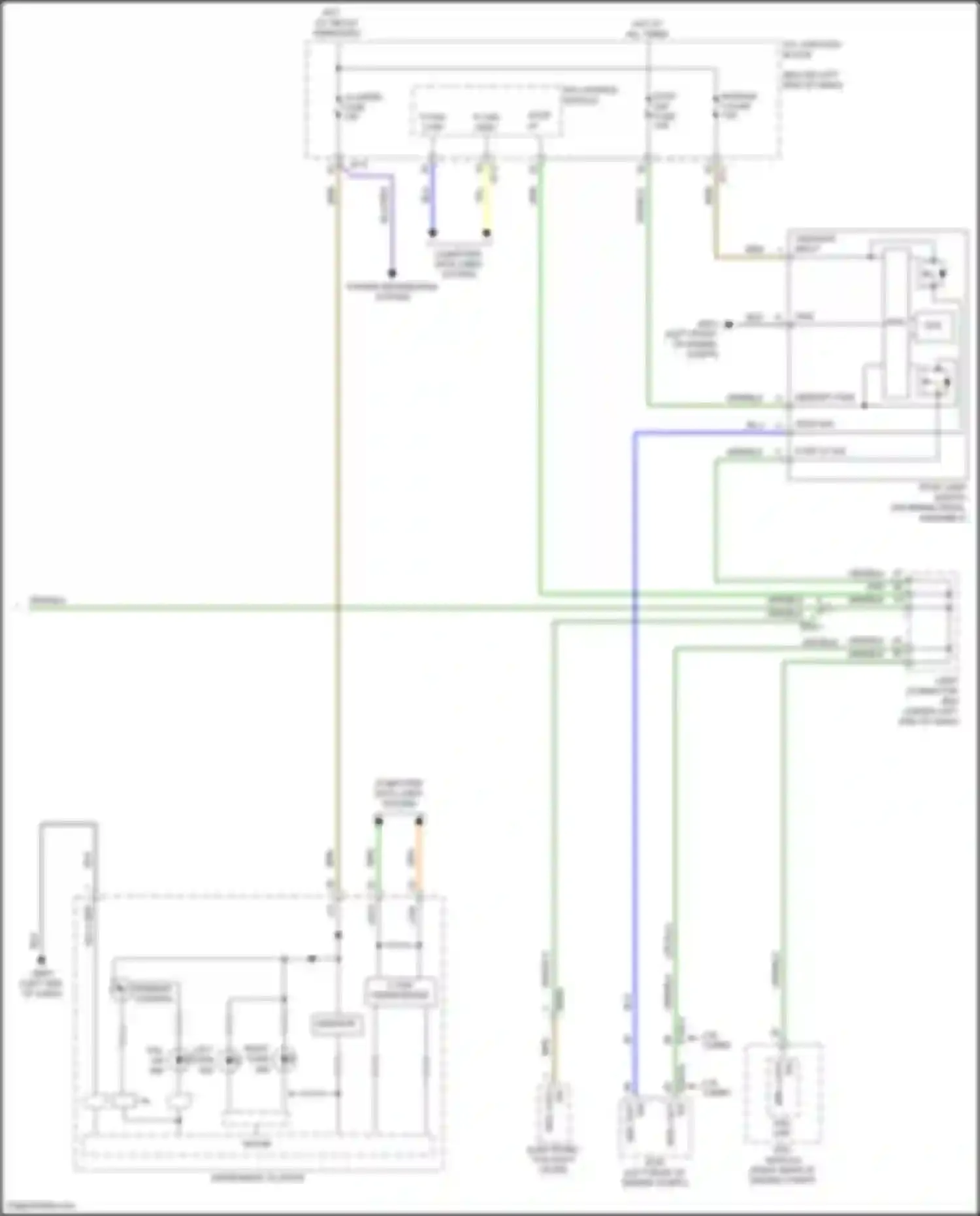 Wiring diagram brk light for Kia Stinger I facelift (2020-2024) (1 of 1)