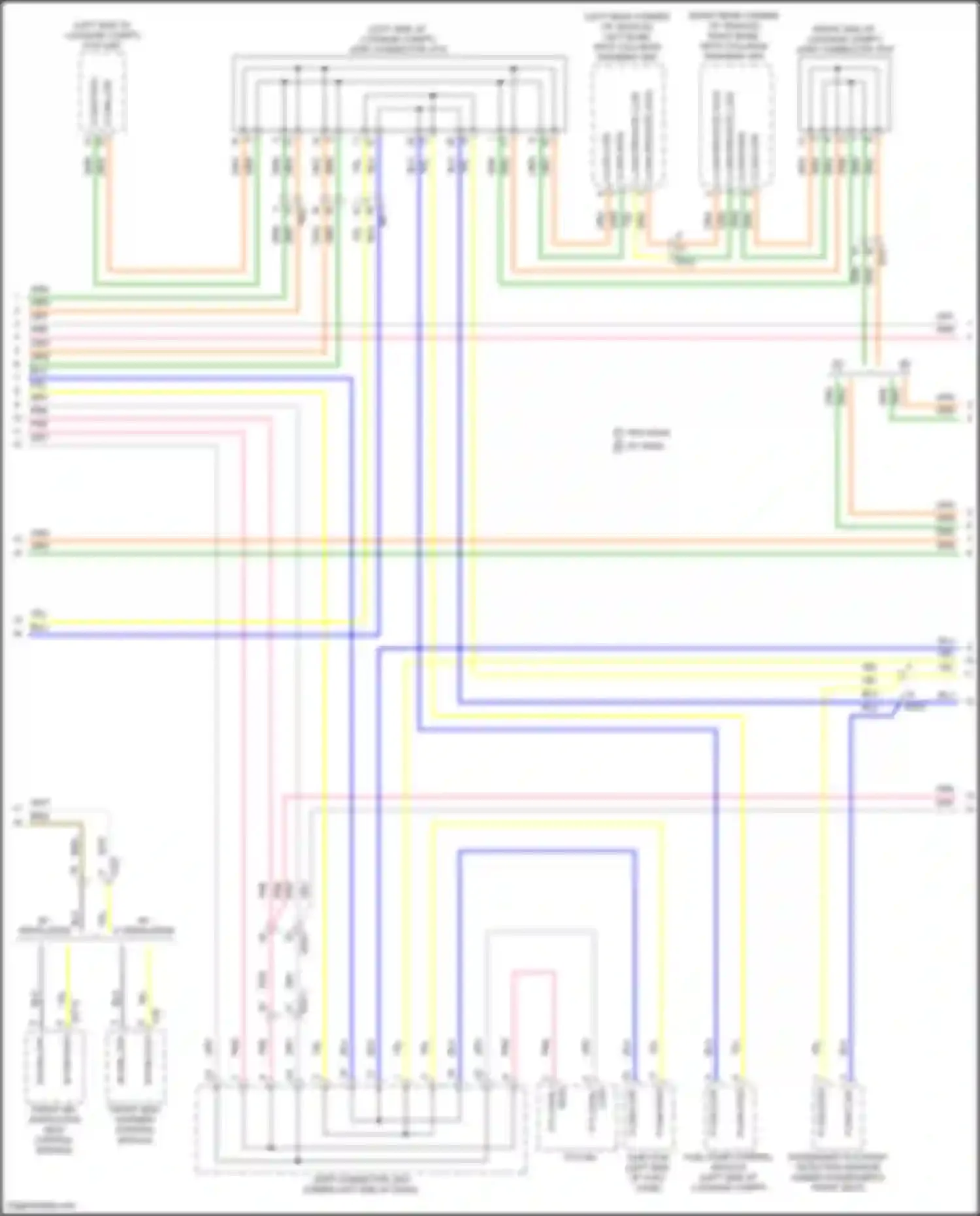 Wiring diagram c-can high for Kia Stinger I facelift (2020-2024) (3 of 21)