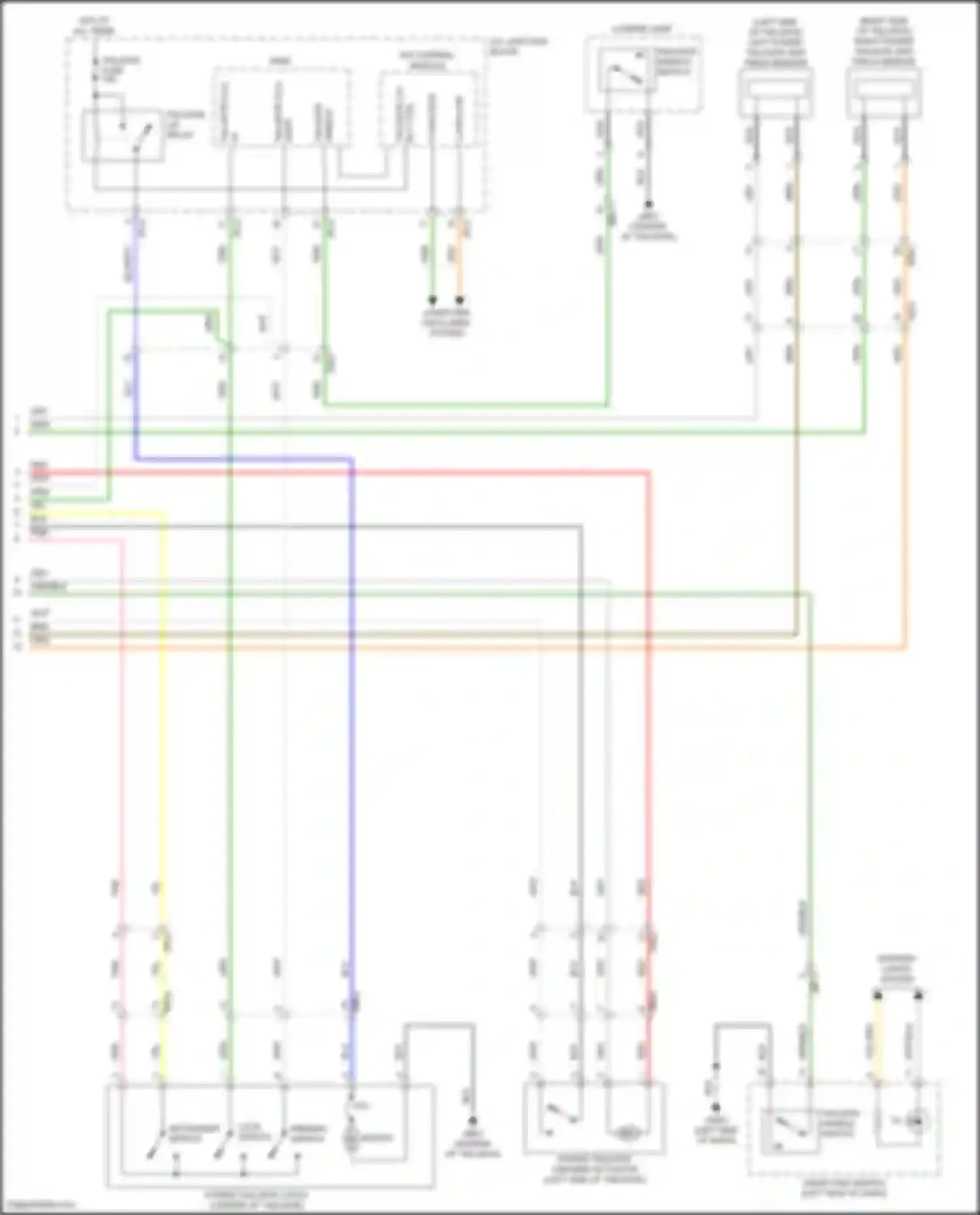 Wiring diagram c-can low for Kia Stinger I facelift (2020-2024) (9 of 20)
