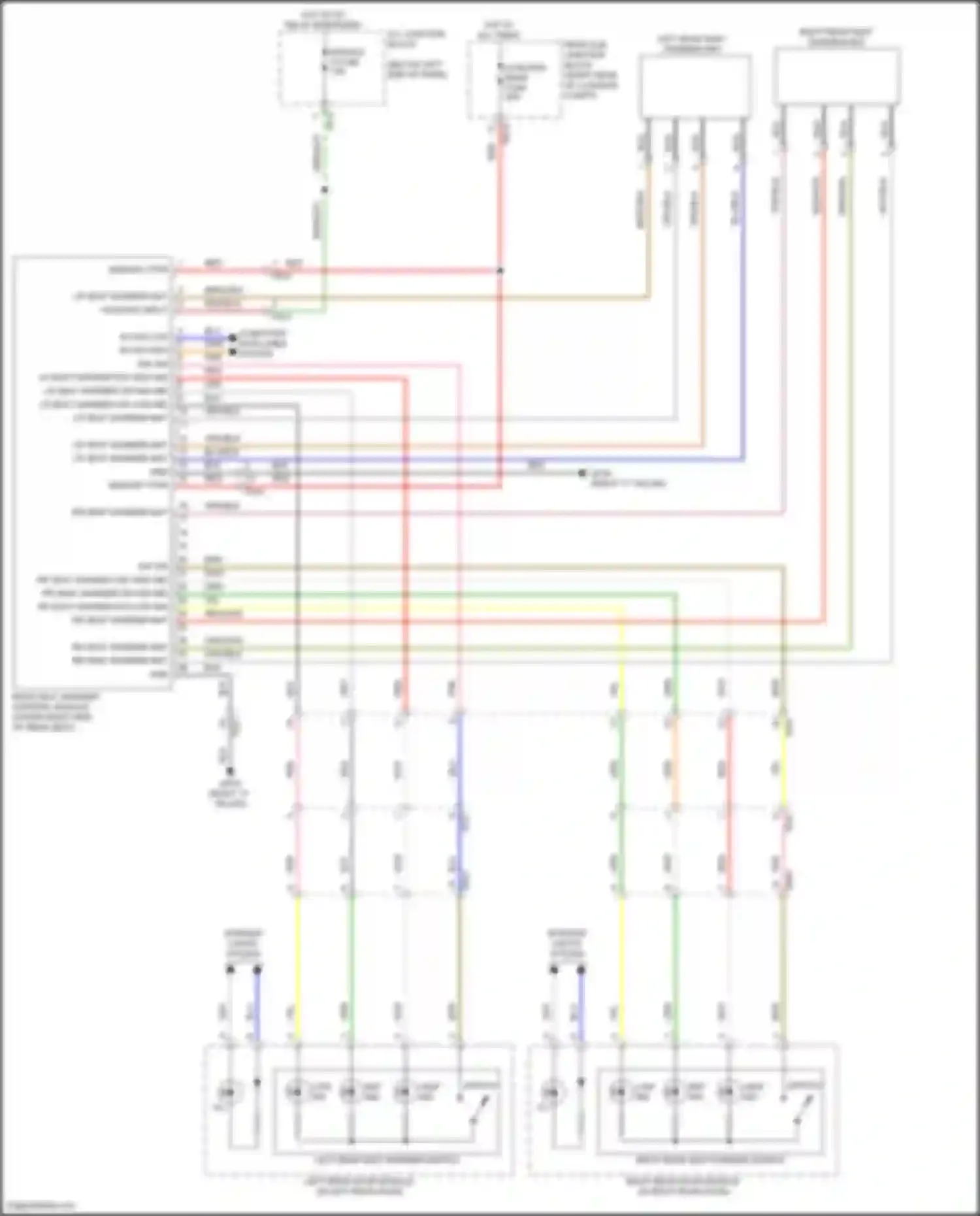 Wiring diagram computer data lines system for Kia Stinger I facelift (2020-2024) (18 of 98)