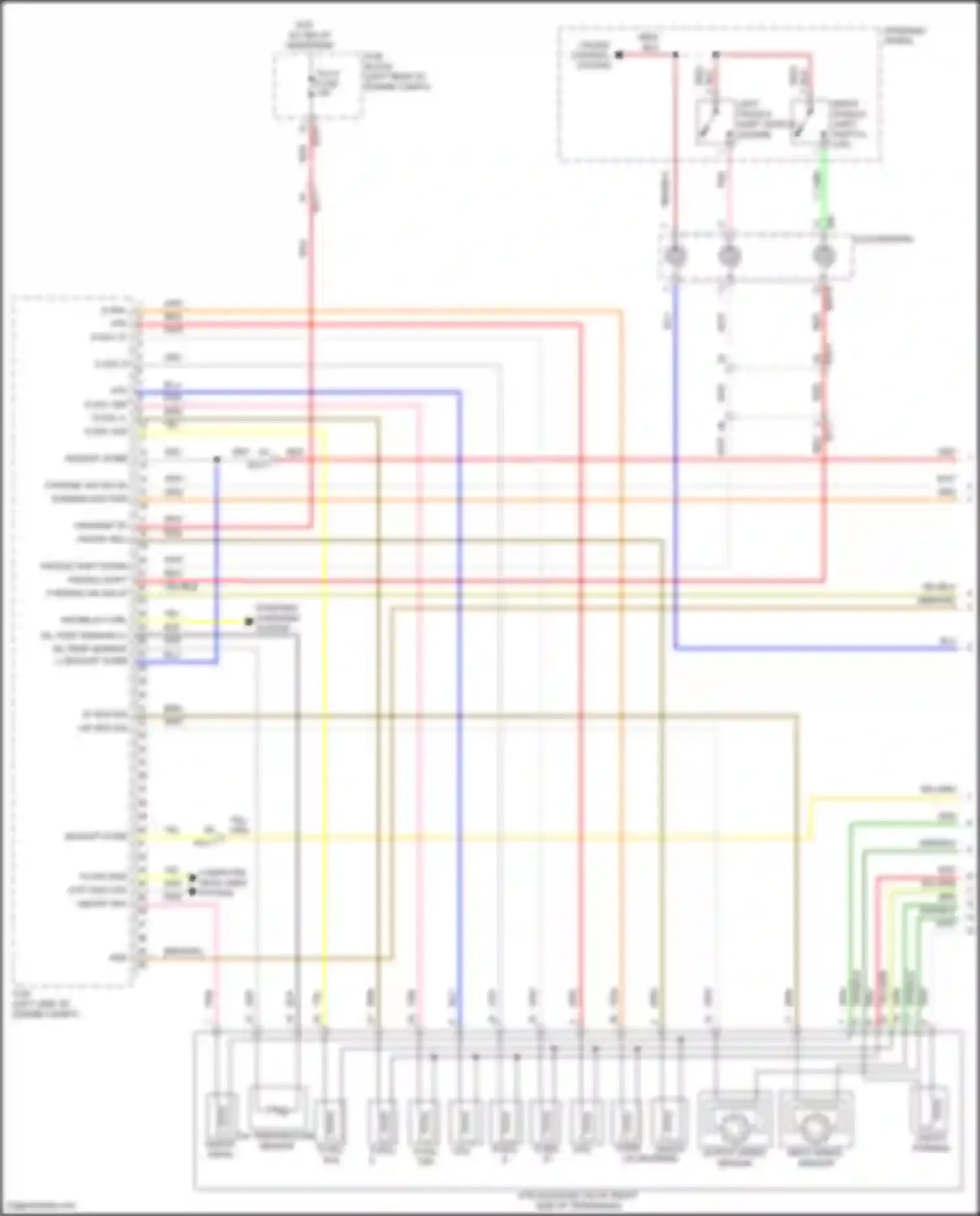 Wiring diagram d-sol ud reverse for Kia Stinger I facelift (2020-2024) (1 of 1)