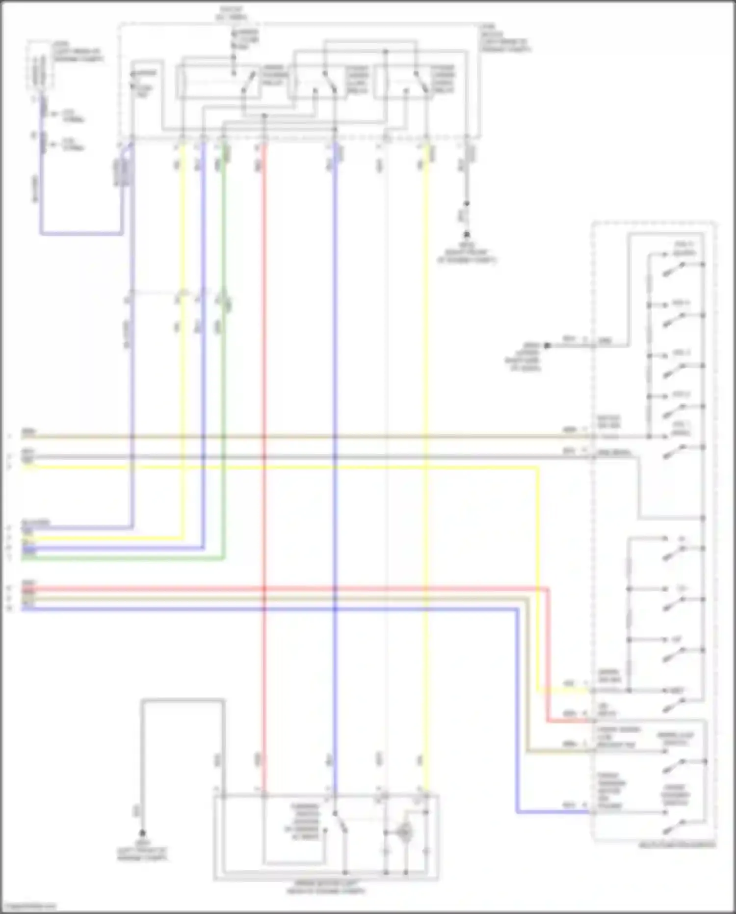 Wiring diagram e/r-e for Kia Stinger I facelift (2020-2024) (6 of 8)