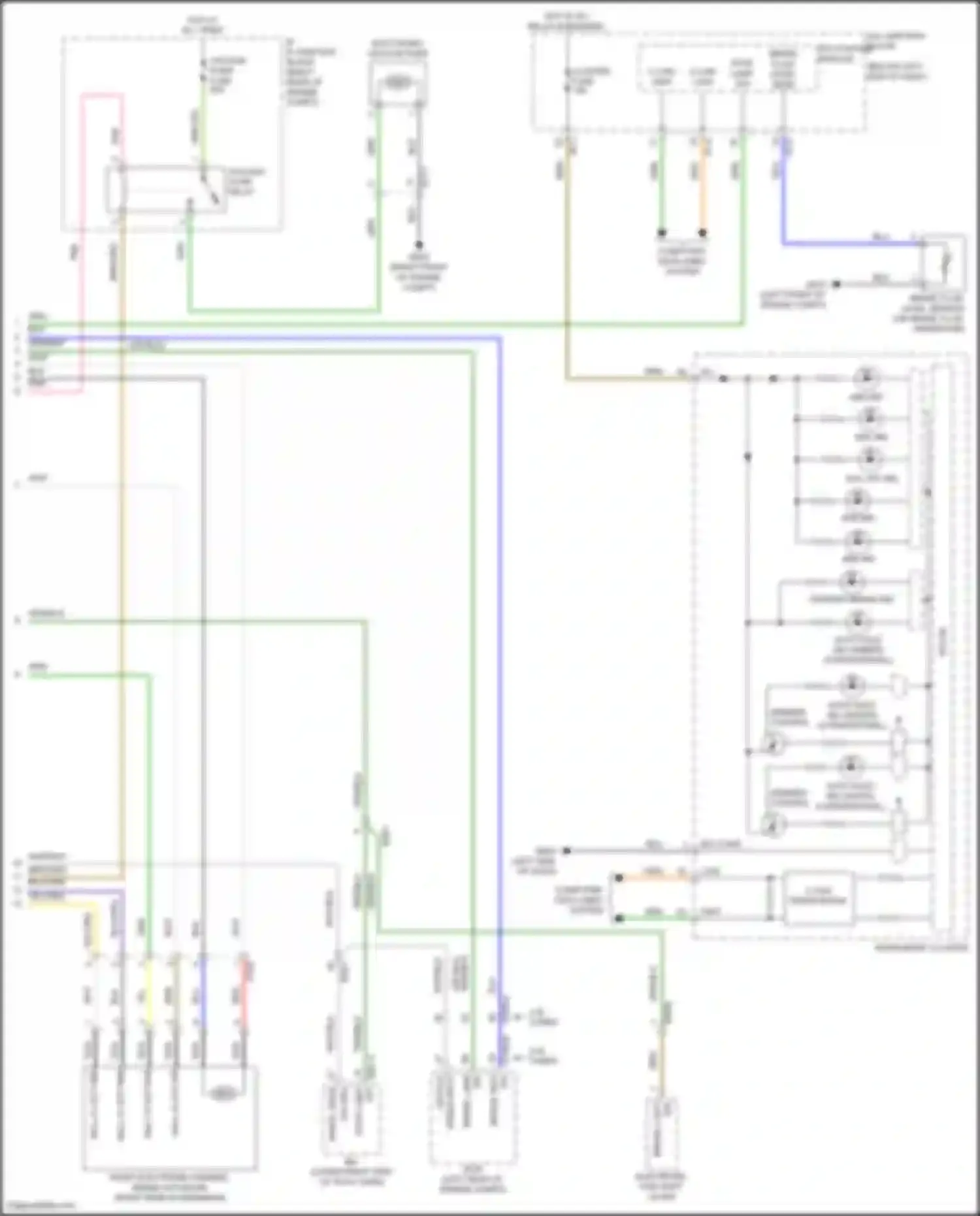 Wiring diagram esc ind for Kia Stinger I facelift (2020-2024) (1 of 2)