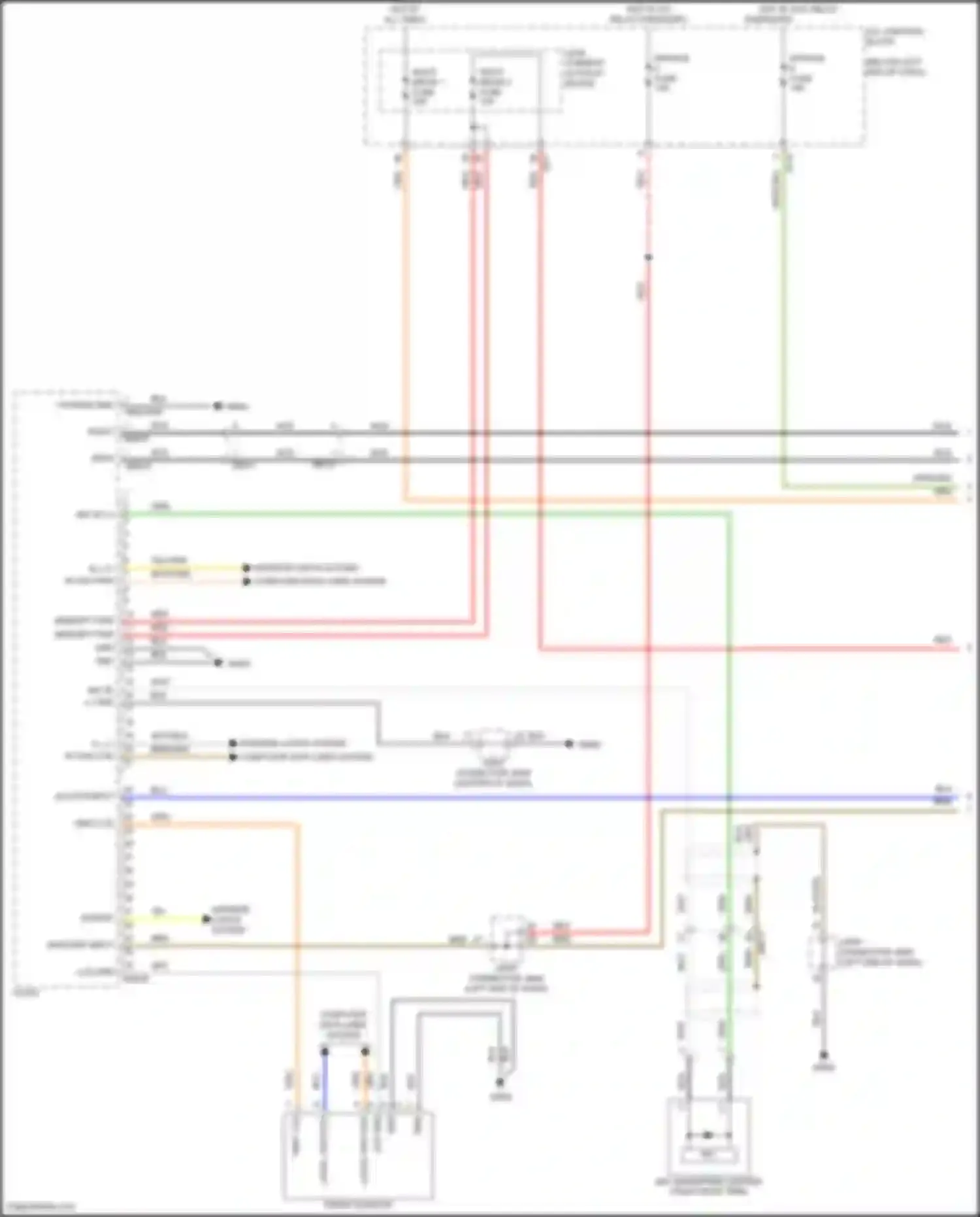 Wiring diagram grn/org for Kia Stinger I facelift (2020-2024) (26 of 52)