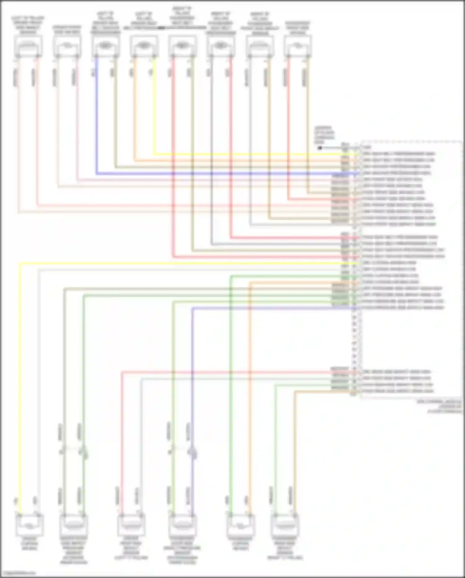 Wiring diagram grn/wht for Kia Stinger I facelift (2020-2024) (10 of 12)