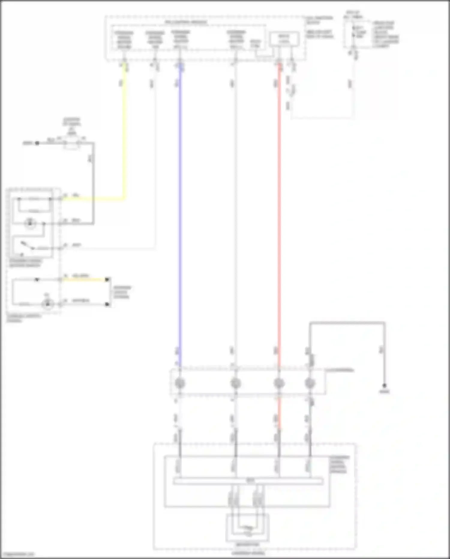 Wiring diagram icu junction block for Kia Stinger I facelift (2020-2024) (15 of 83)
