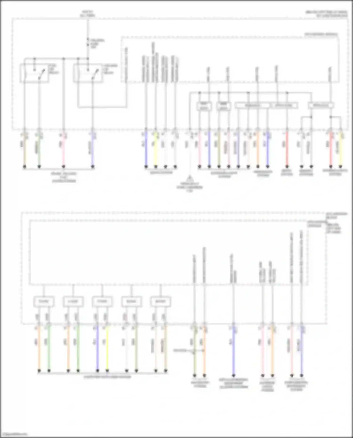 Wiring diagram i/p-b for Kia Stinger I facelift (2020-2024) (6 of 14)
