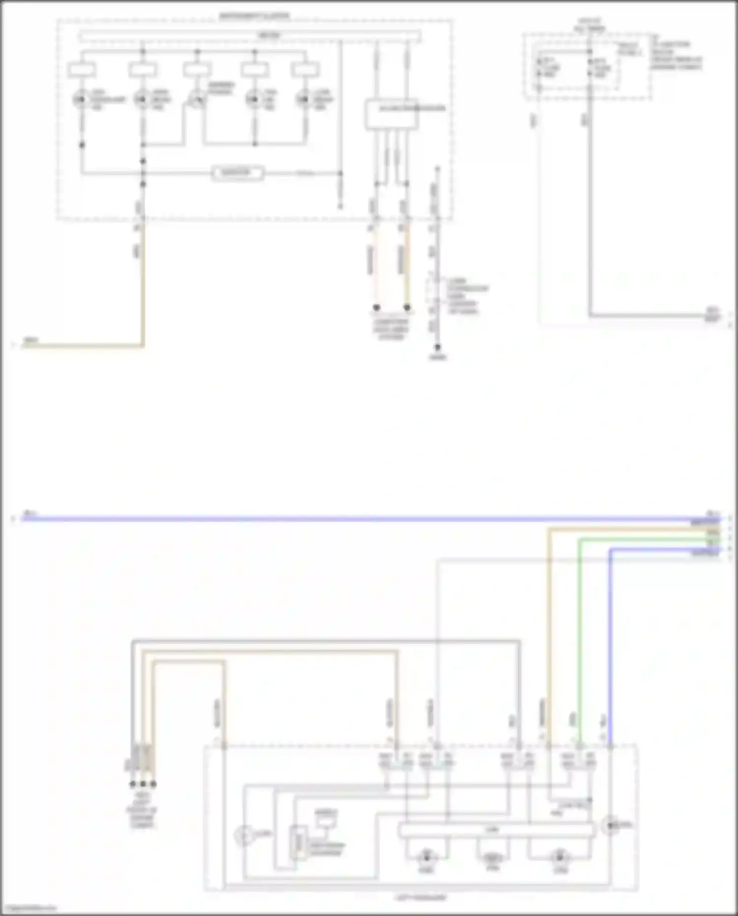 Wiring diagram left headlamp for Kia Stinger I facelift (2020-2024) (2 of 8)