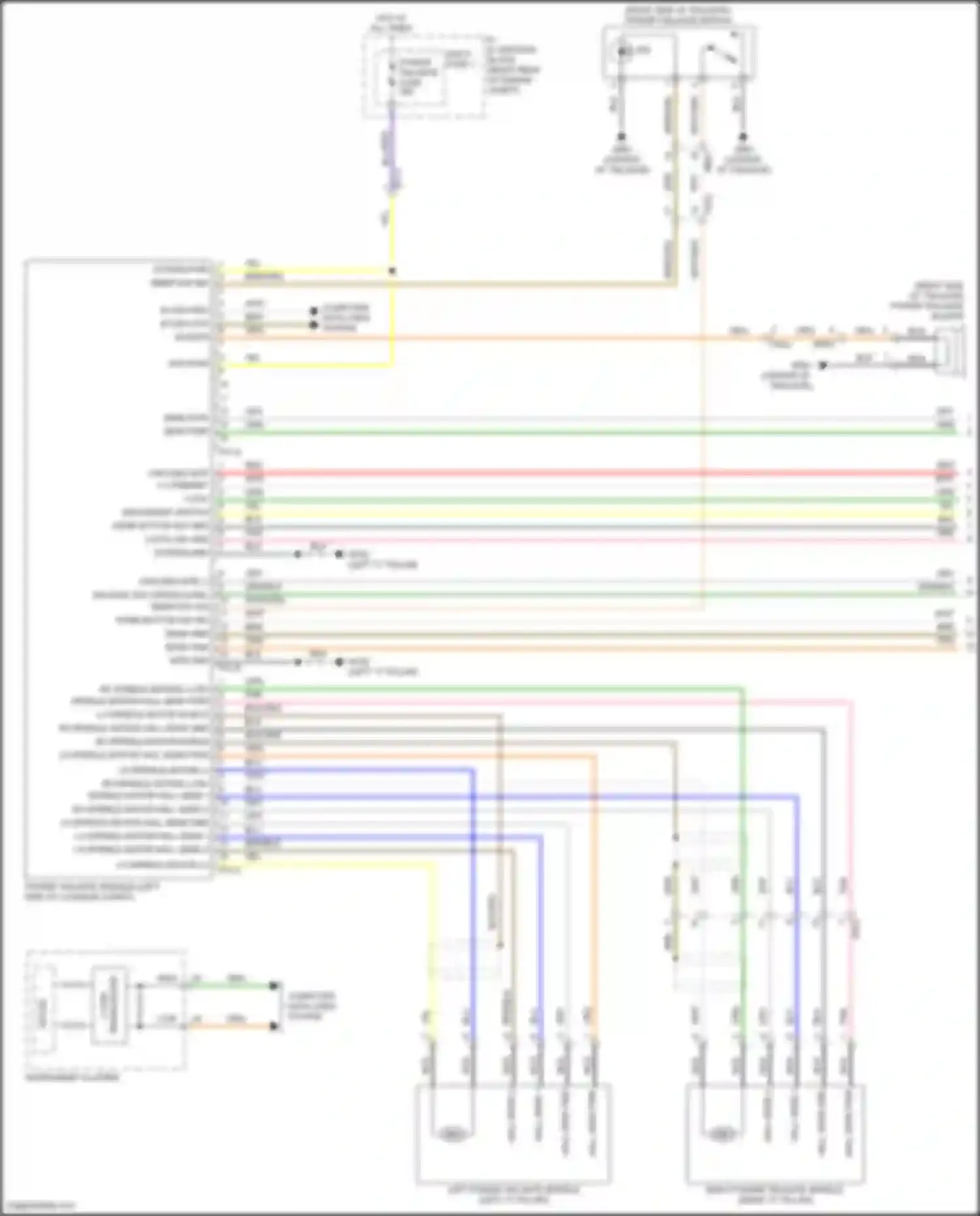 Wiring diagram lh spindle motor hall sens pwr for Kia Stinger I facelift (2020-2024) (1 of 1)