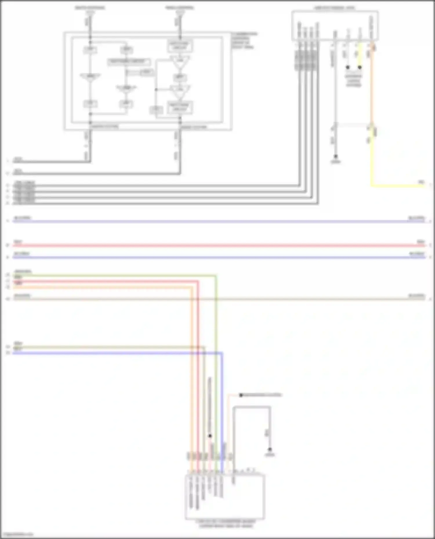 Wiring diagram matching circuit for Kia Stinger I facelift (2020-2024) (15 of 15)