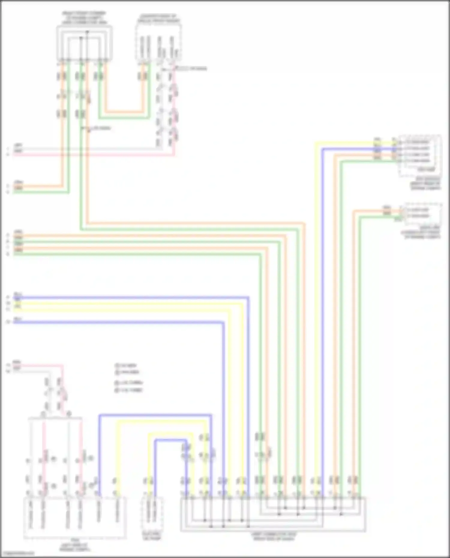 Wiring diagram mdps unit for Kia Stinger I facelift (2020-2024) (1 of 5)