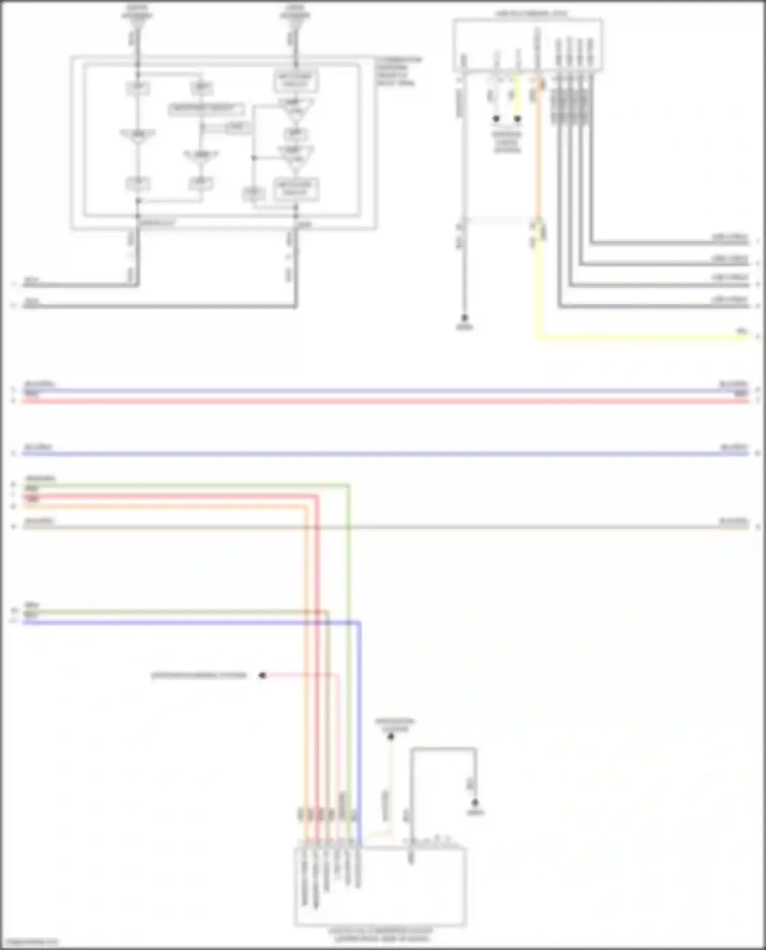 Wiring diagram memory pwr i/p for Kia Stinger I facelift (2020-2024) (14 of 15)