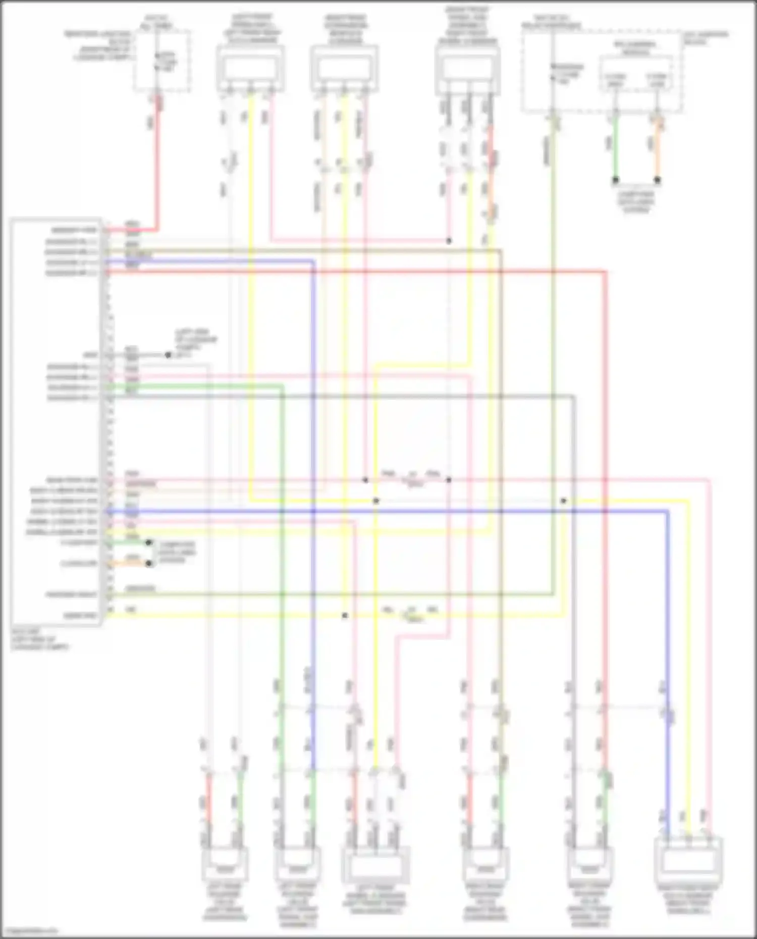 Wiring diagram on/start input for Kia Stinger I facelift (2020-2024) (21 of 36)