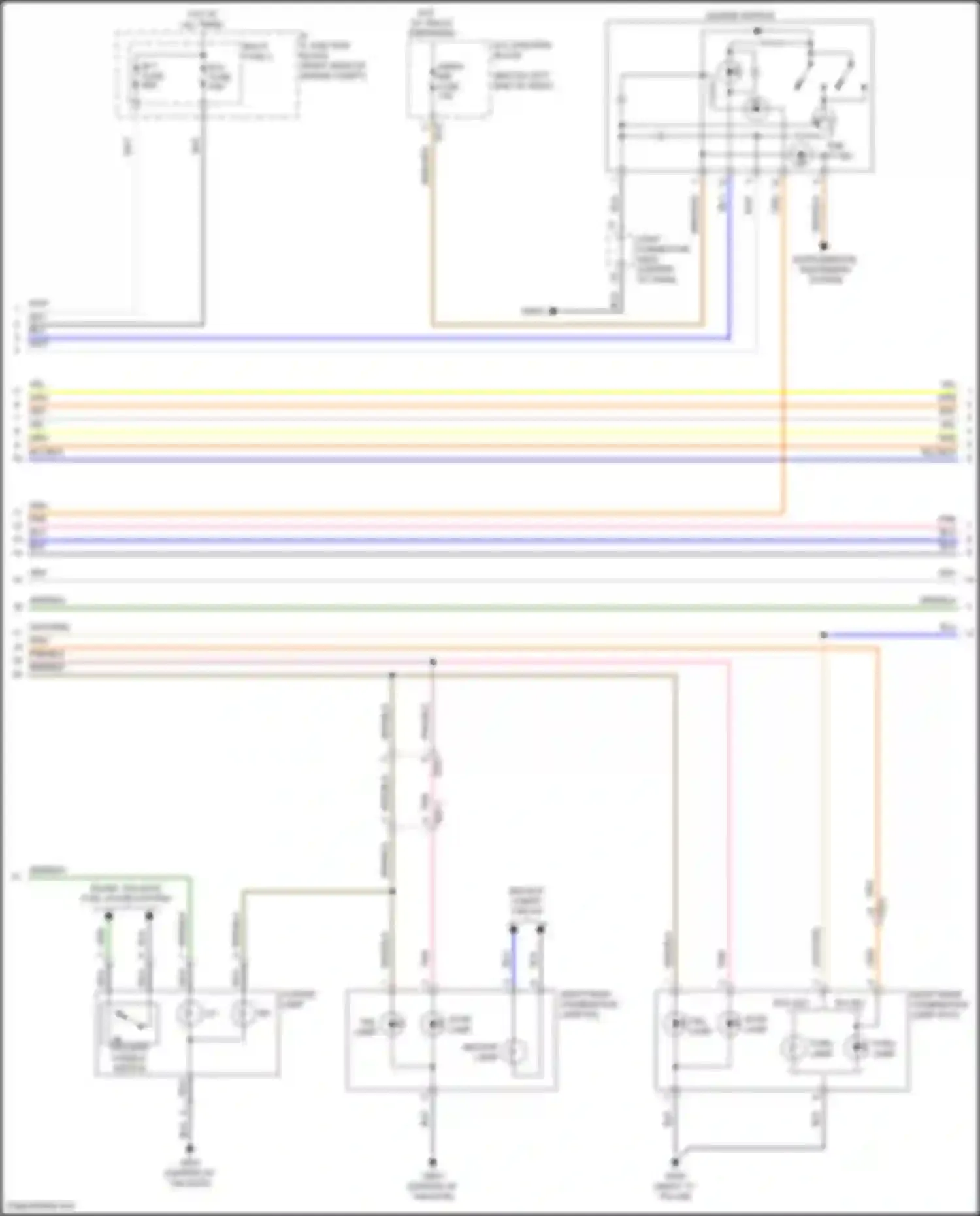Wiring diagram org/blk for Kia Stinger I facelift (2020-2024) (1 of 18)