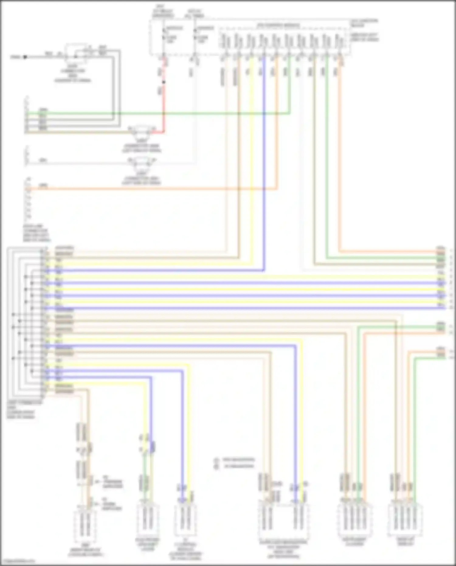 Wiring diagram p-can for Kia Stinger I facelift (2020-2024) (2 of 4)