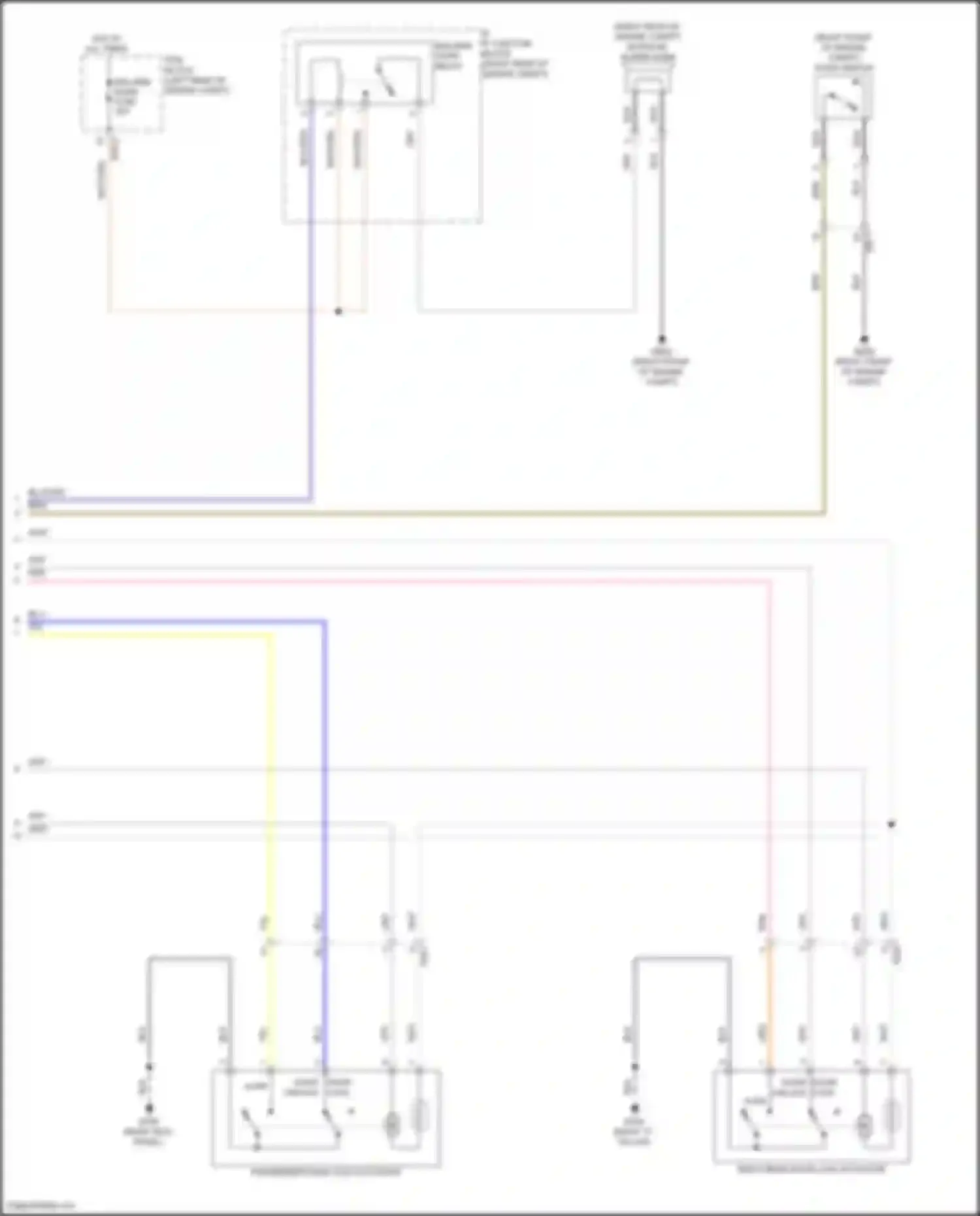 Wiring diagram pcb block for Kia Stinger I facelift (2020-2024) (12 of 23)
