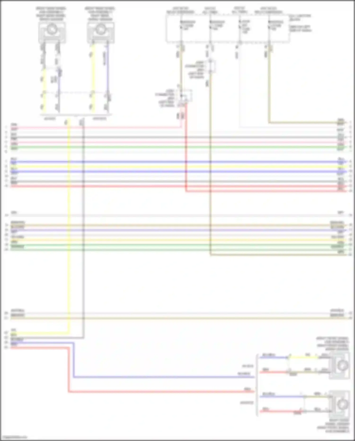 Wiring diagram red for Kia Stinger I facelift (2020-2024) (125 of 136)