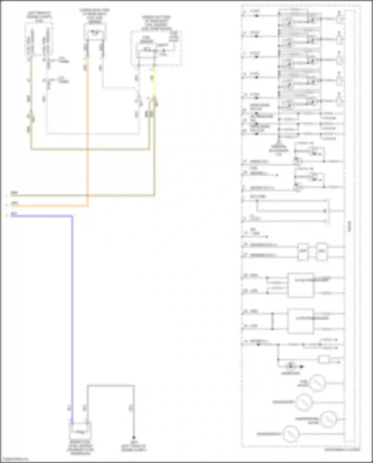 Wiring diagram s out for Kia Stinger I facelift (2020-2024) (2 of 2)
