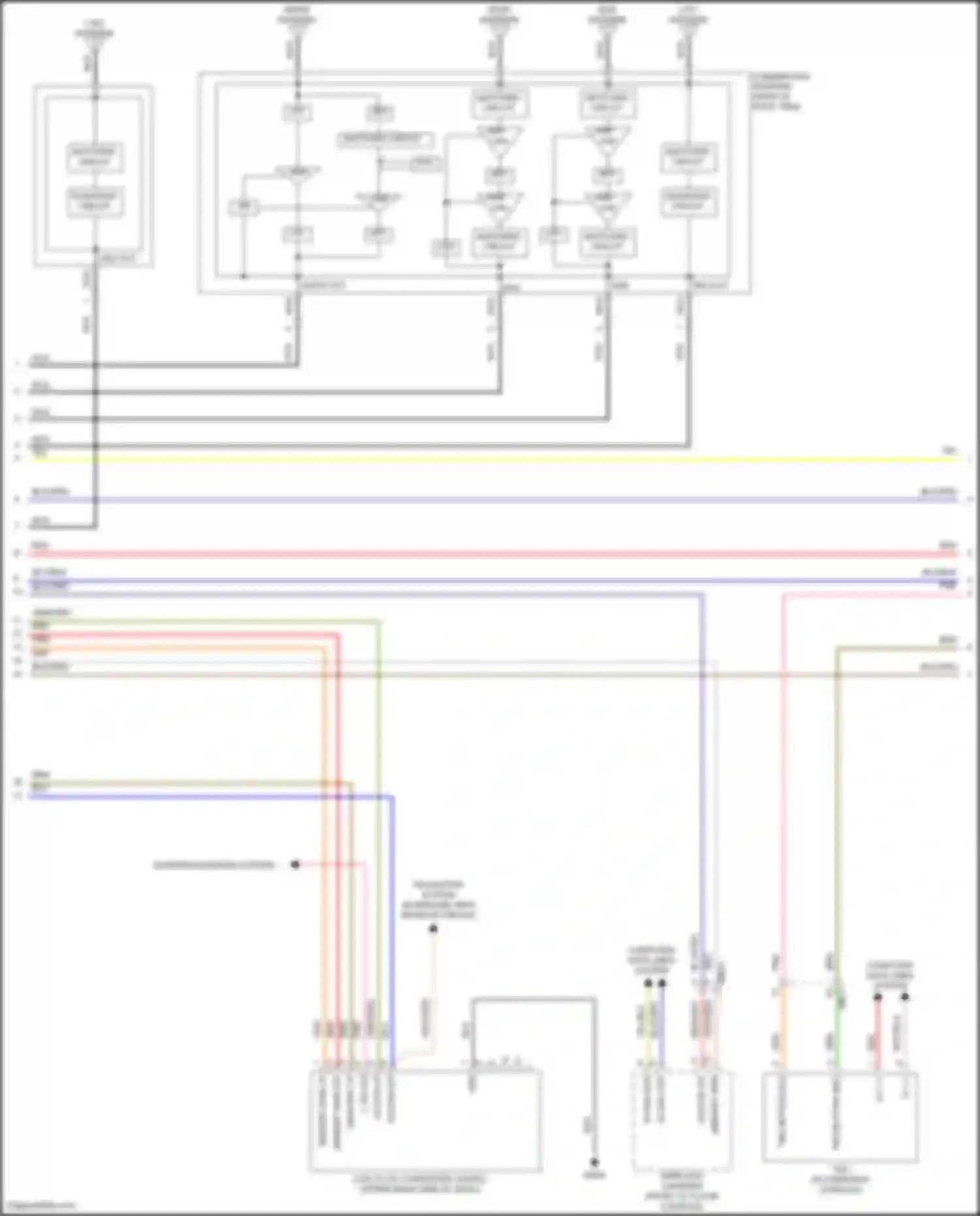 Wiring diagram starting/charging system for Kia Stinger I facelift (2020-2024) (4 of 15)