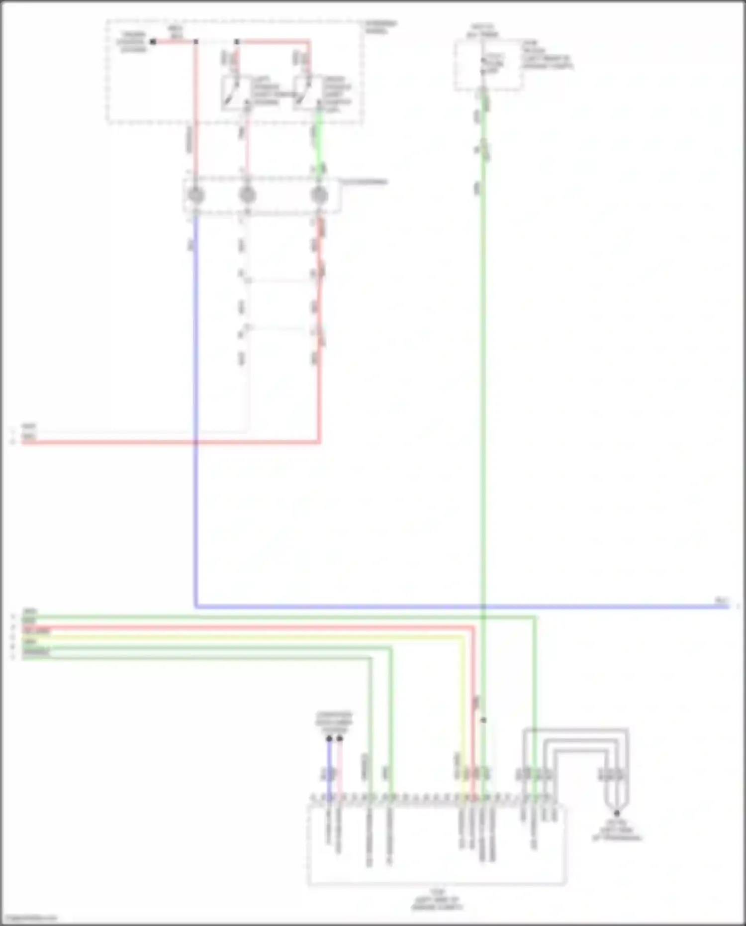 Wiring diagram steering wheel) for Kia Stinger I facelift (2020-2024) (11 of 21)