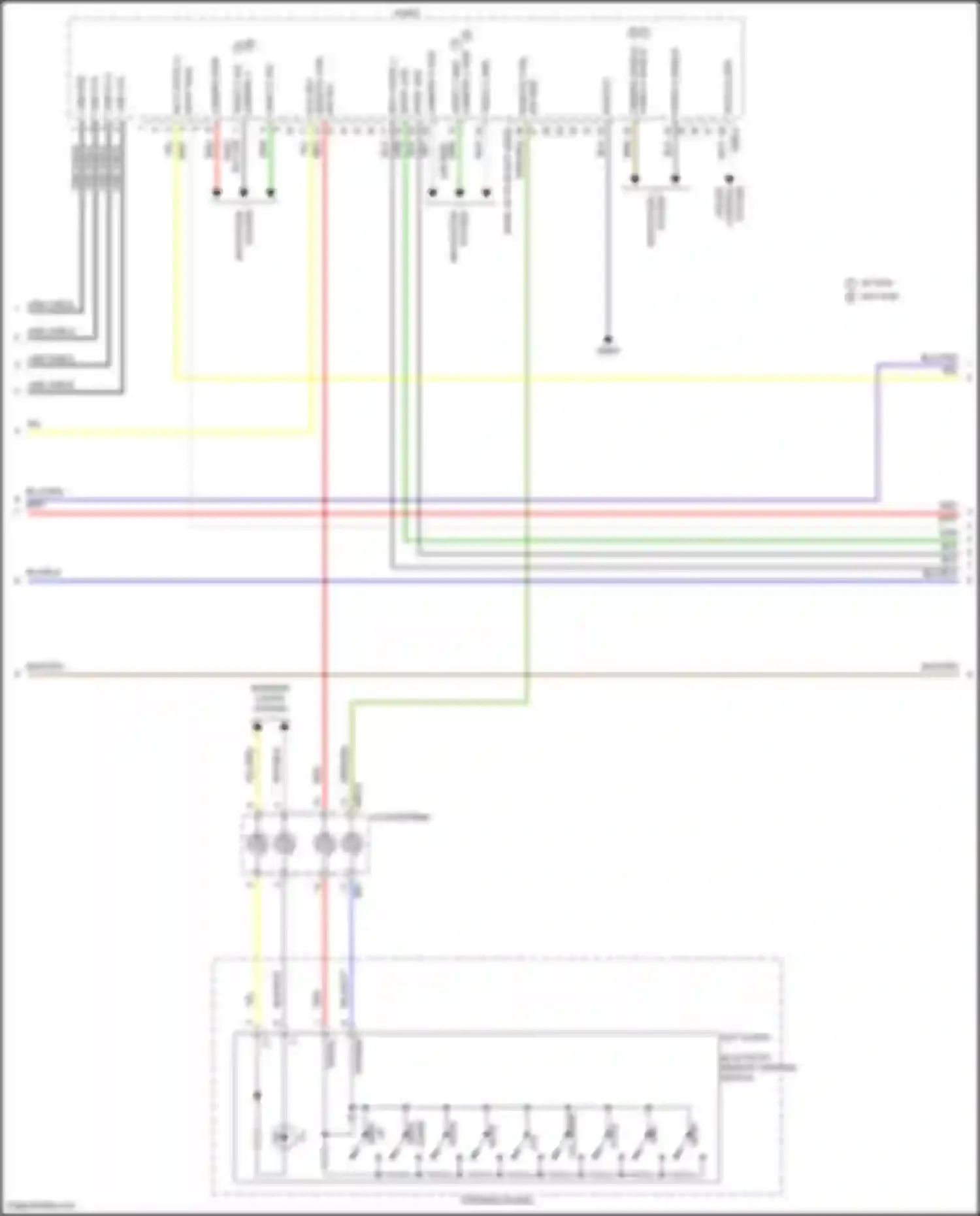 Wiring diagram steering wheel) for Kia Stinger I facelift (2020-2024) (10 of 21)