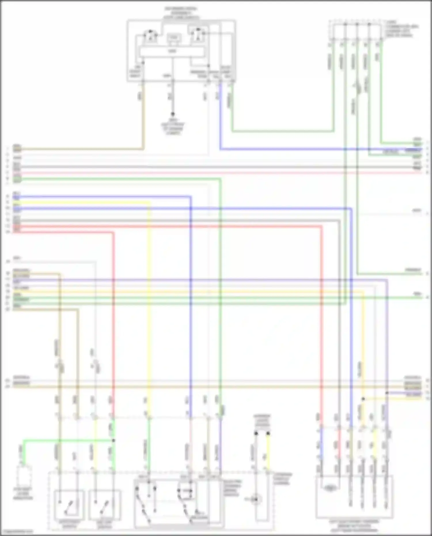 Wiring diagram sw 1 for Kia Stinger I facelift (2020-2024) (1 of 1)