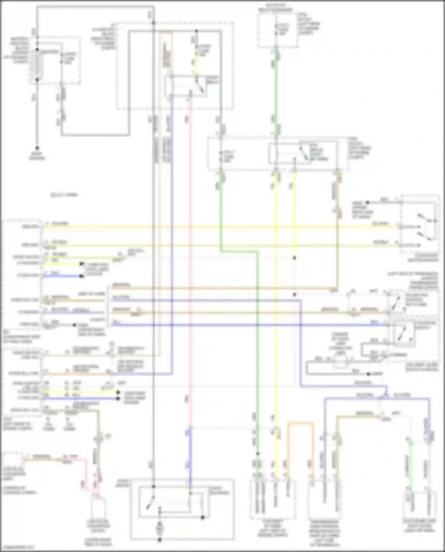 Wiring diagram tcu 1 fuse for Kia Stinger I facelift (2020-2024) (4 of 4)