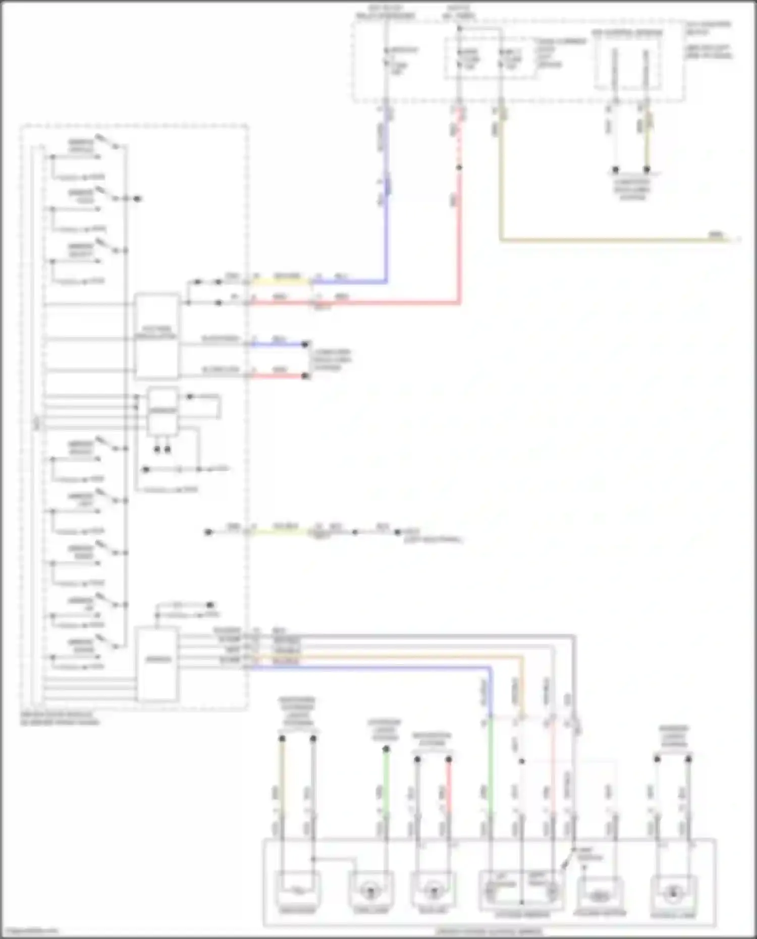Wiring diagram turn lamp for Kia Stinger I facelift (2020-2024) (5 of 6)