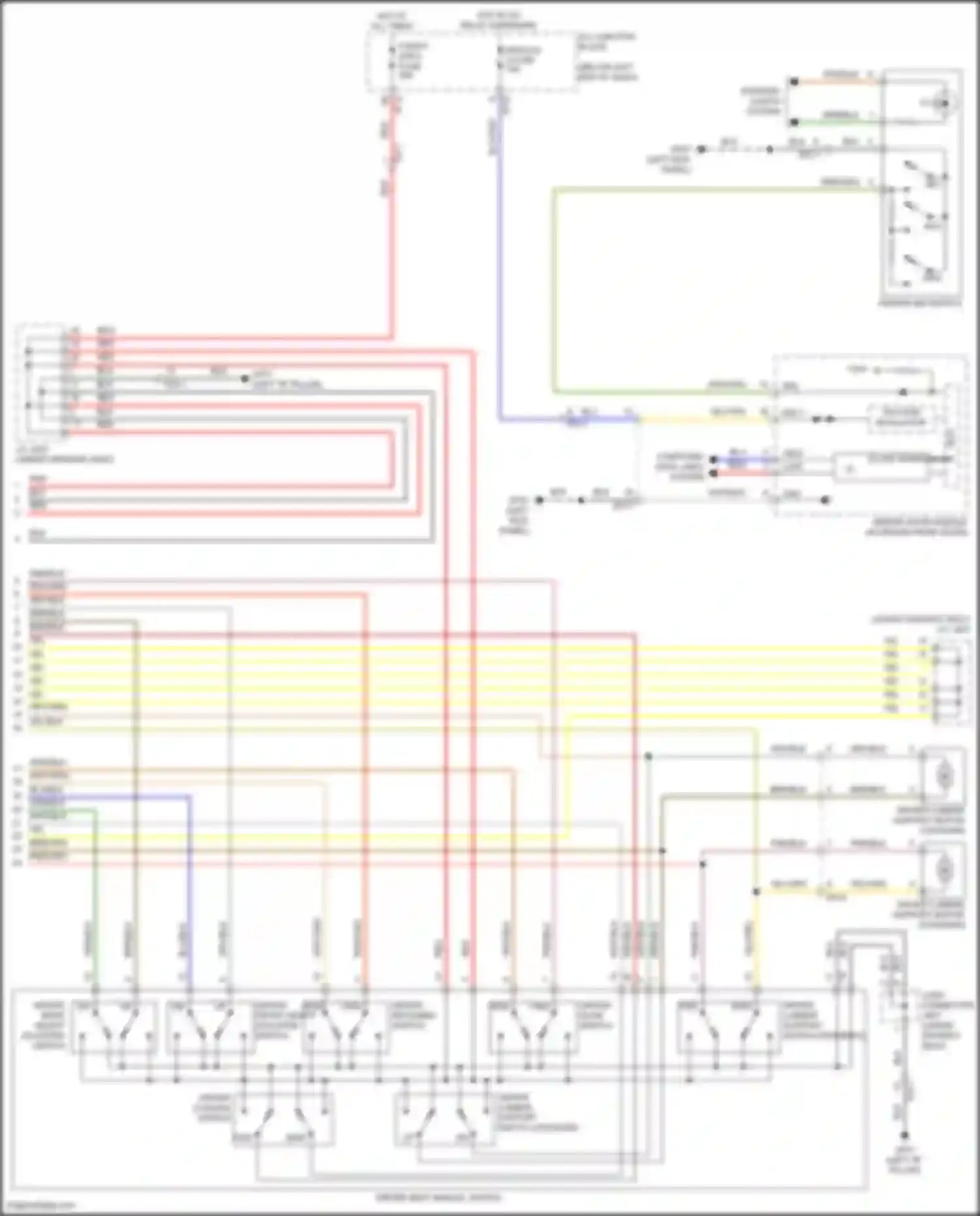 Wiring diagram yel/org for Kia Stinger I facelift (2020-2024) (69 of 77)
