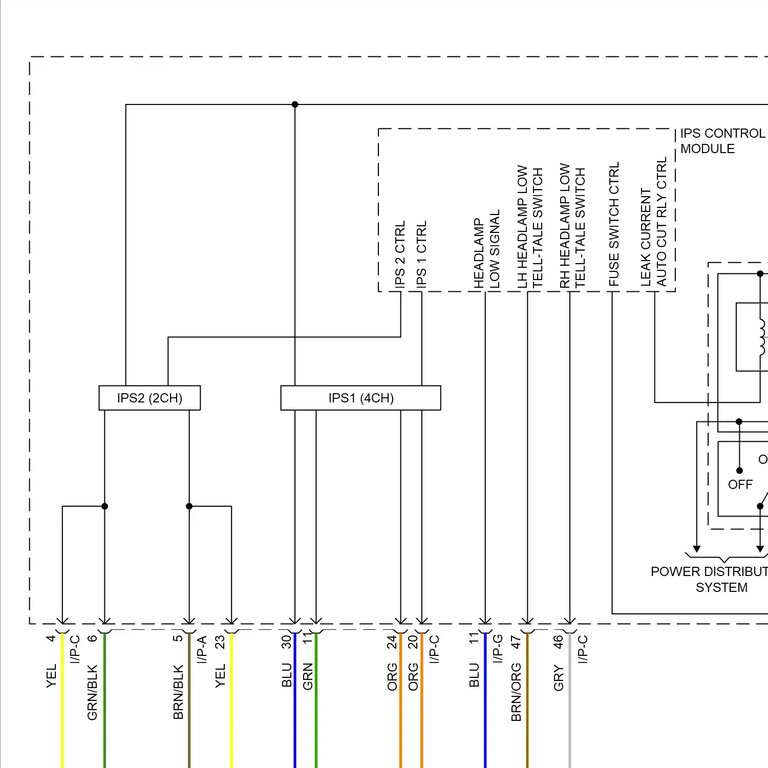 demo - Ips control module circuit (1 of 3) Ips control module circuit (1 of 3)