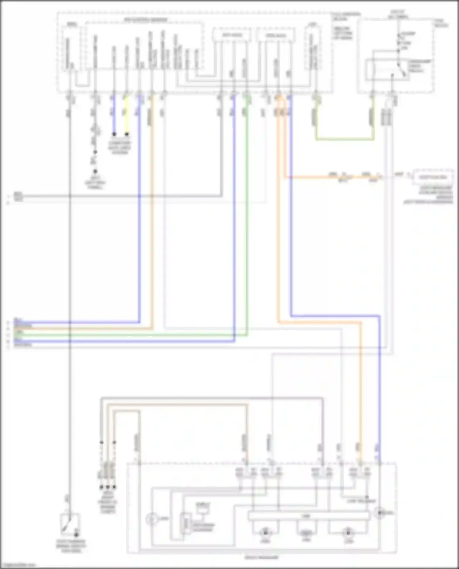 Stinger Kia I (2017-2021): Headlamps circuit (3 of 3)