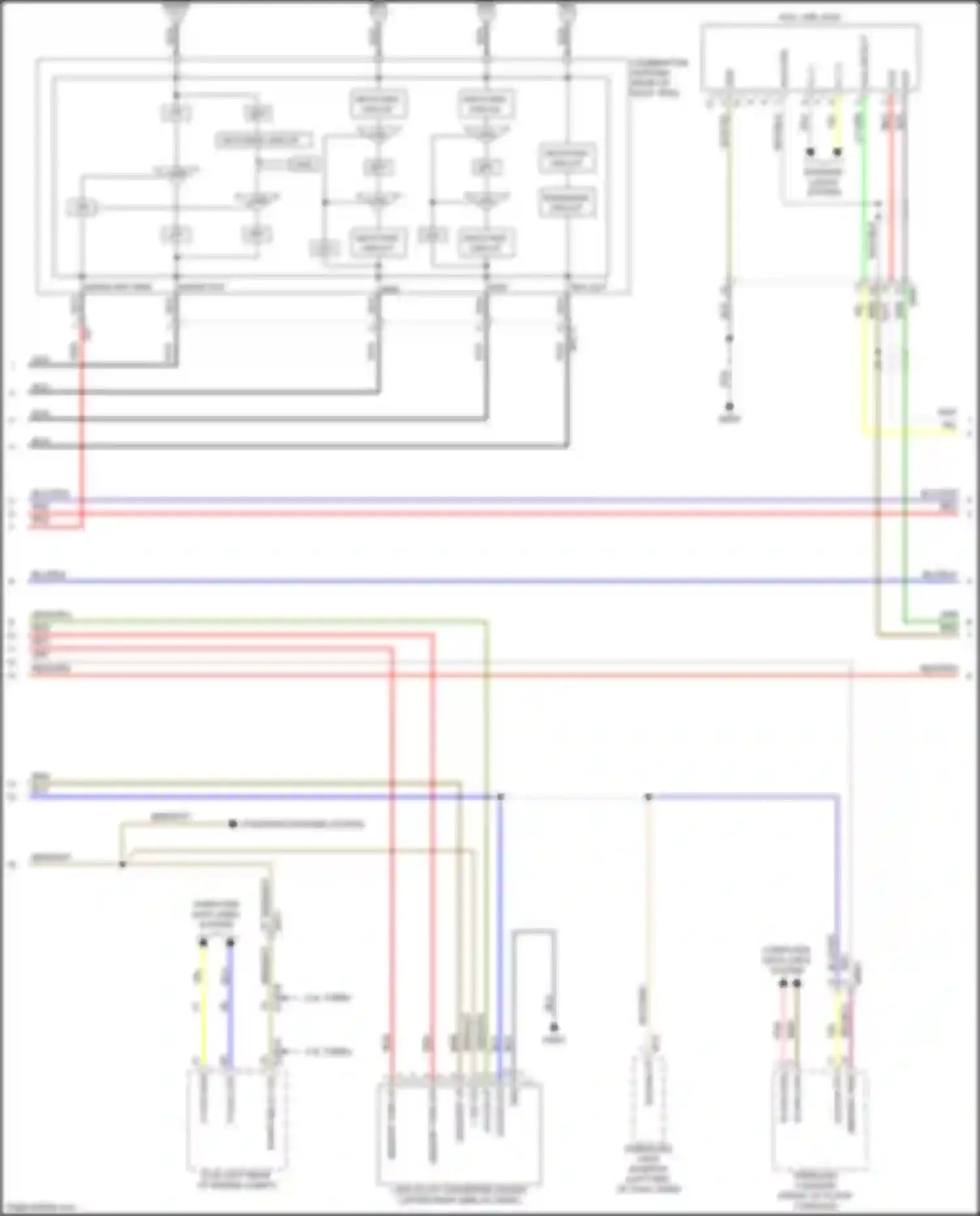 Stinger Kia I (2017-2021): Navigation circuit, w/ mobis amplifier (2 of 4)
