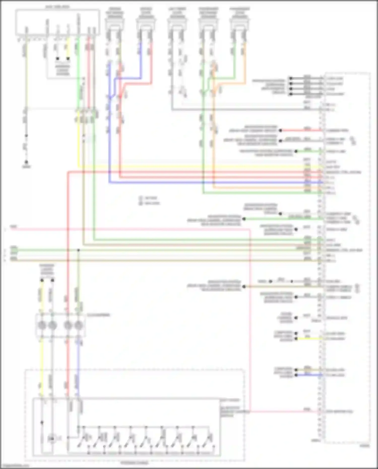 Stinger Kia I (2017-2021): Navigation circuit, w/o amplifier (3 of 3)