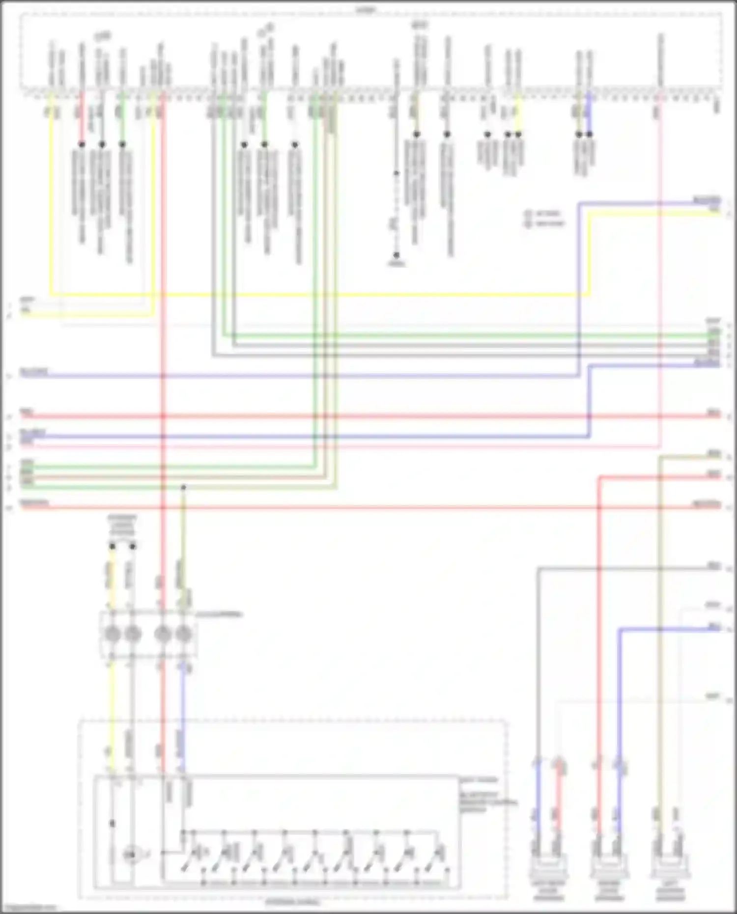 Stinger Kia I (2017-2021): Navigation circuit, w/ premium amplifier (3 of 4)