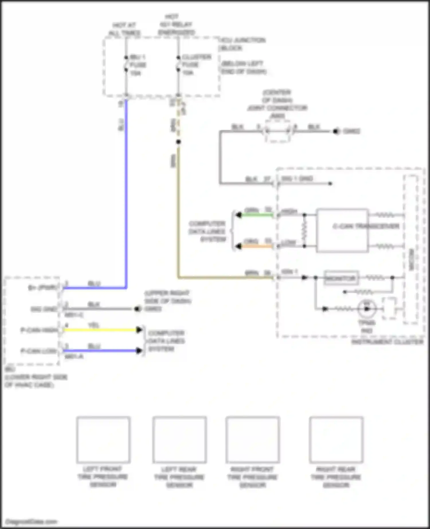 Wiring diagram blk for Kia Stinger I (2017-2021) (60 of 154)