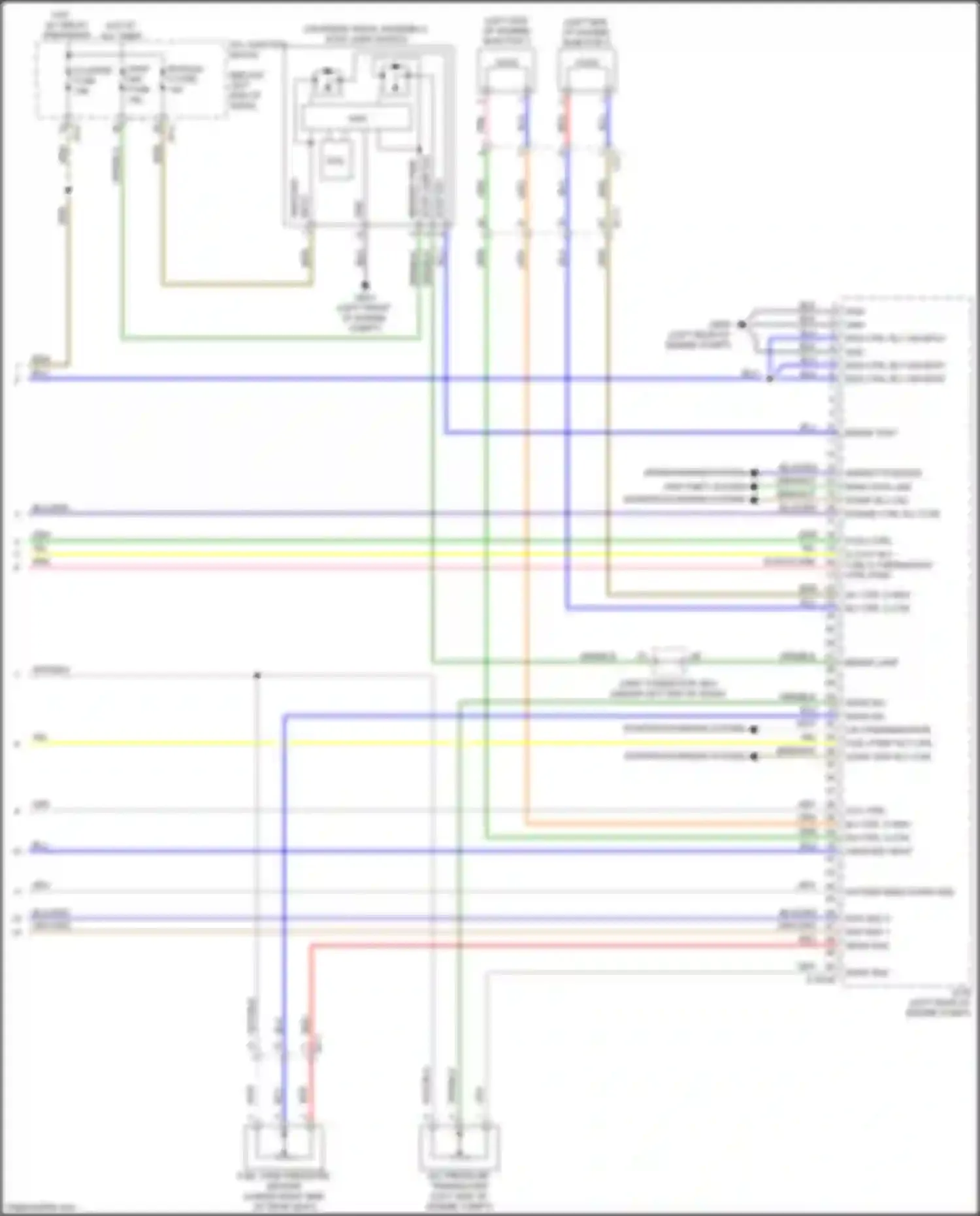 Wiring diagram ccv ctrl for Kia Stinger I (2017-2021) (1 of 2)