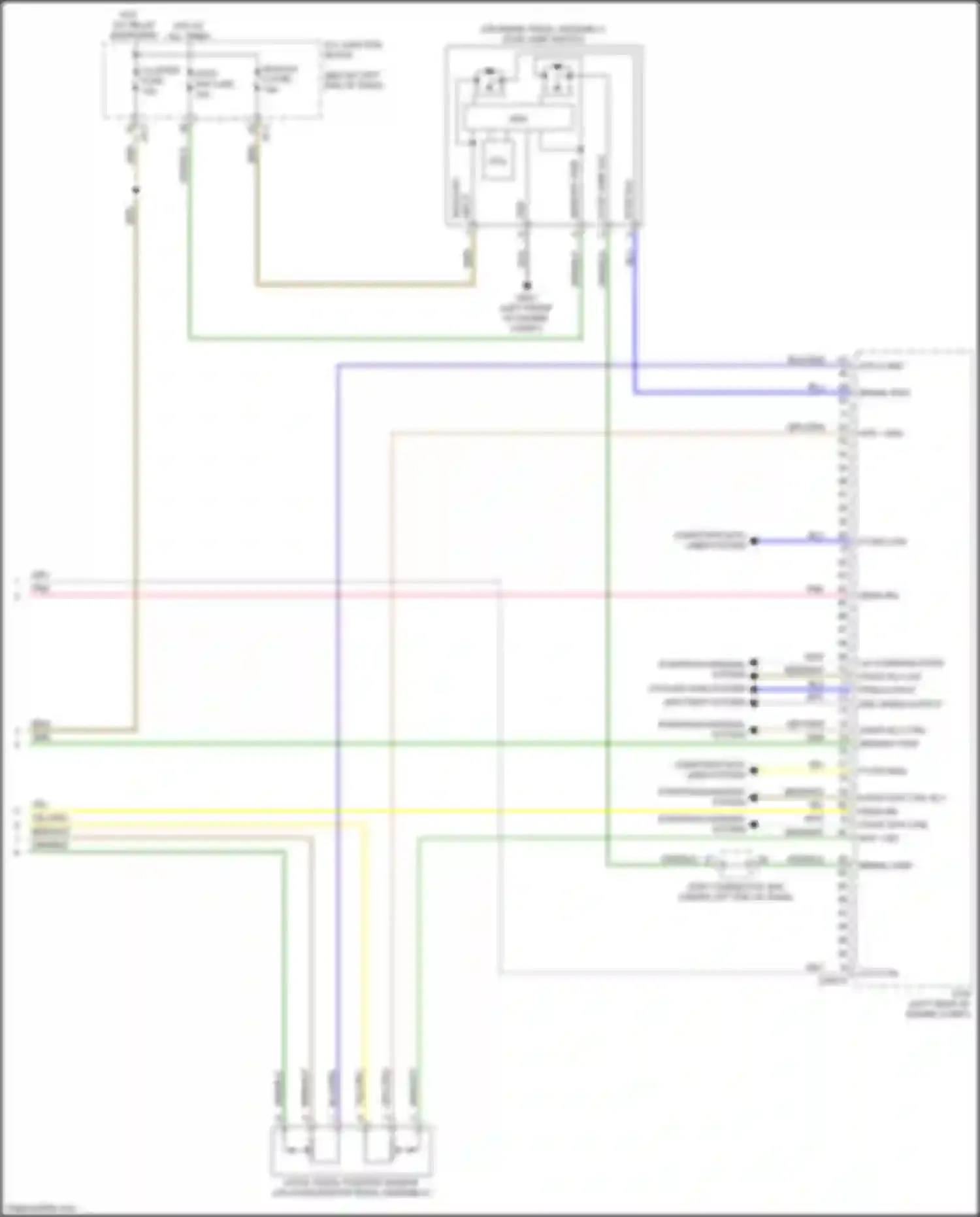 Wiring diagram ccv ctrl for Kia Stinger I (2017-2021) (2 of 2)
