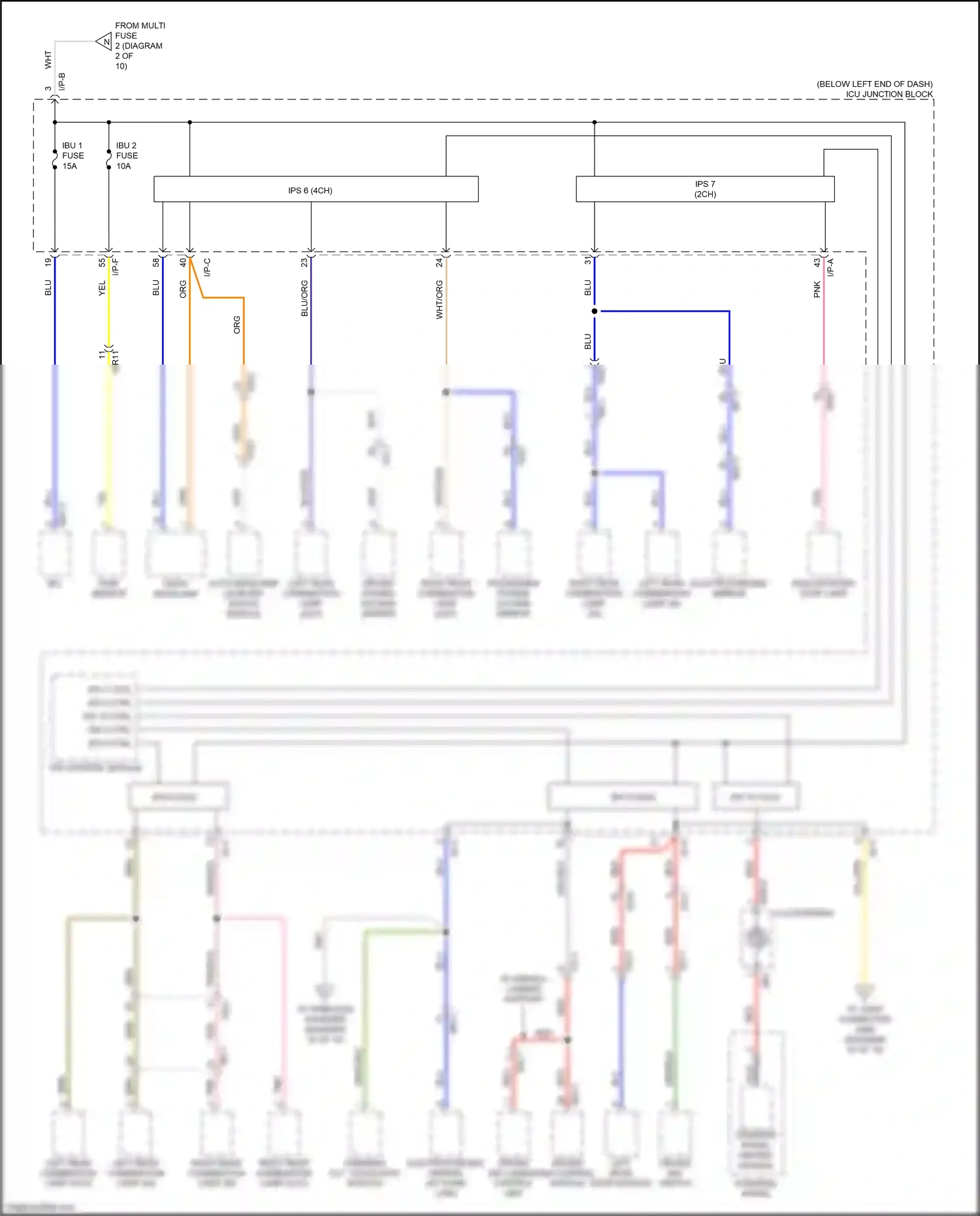 Kia Stinger I (2017-2021) driver ims switch wiring diagram  (6 of 6)