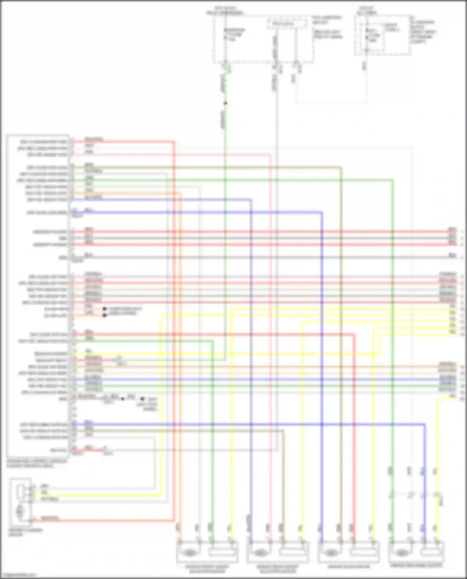 Wiring diagram drv frt height sw up for Kia Stinger I (2017-2021) (3 of 3)