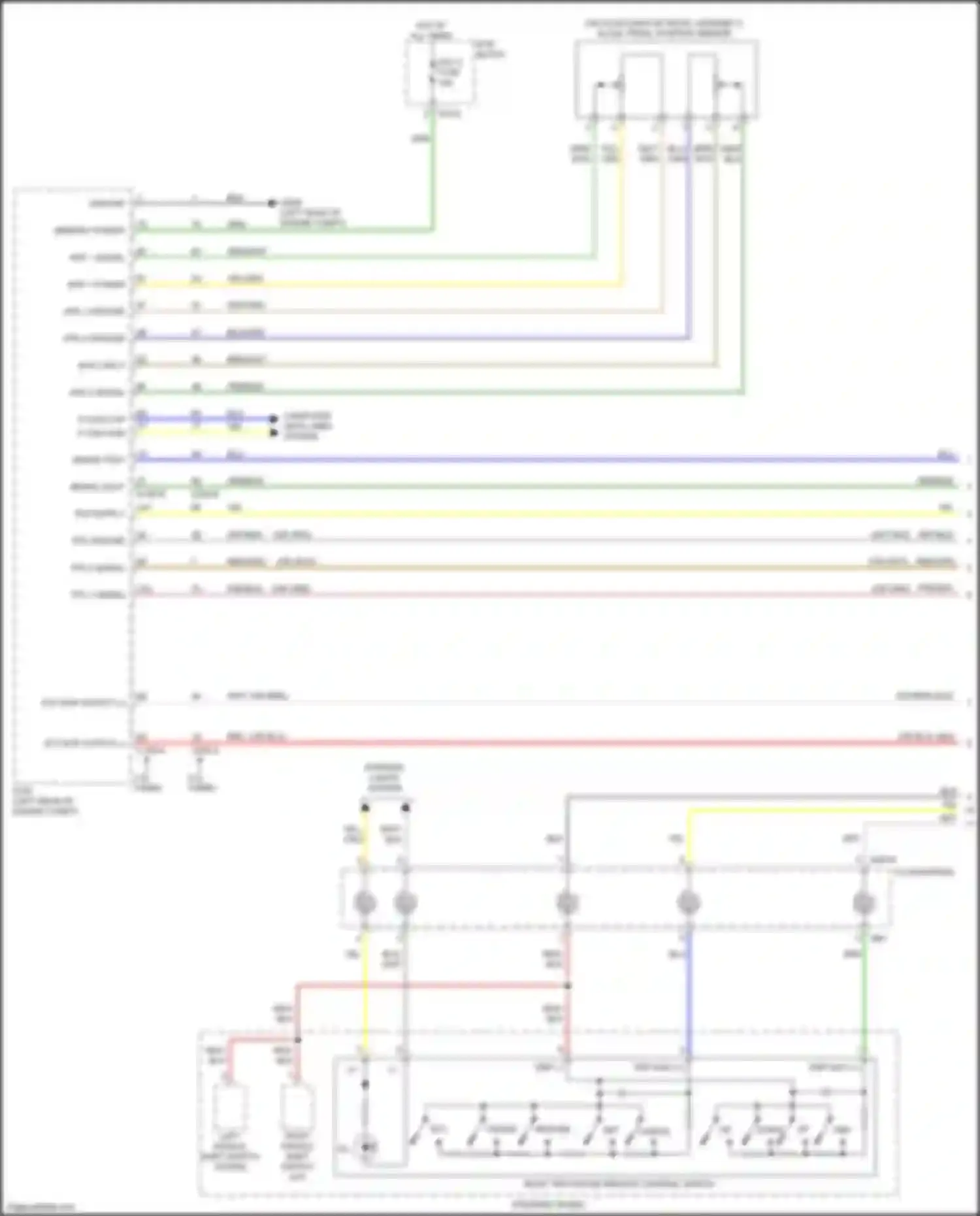 Wiring diagram ecu 2 fuse for Kia Stinger I (2017-2021) (3 of 6)