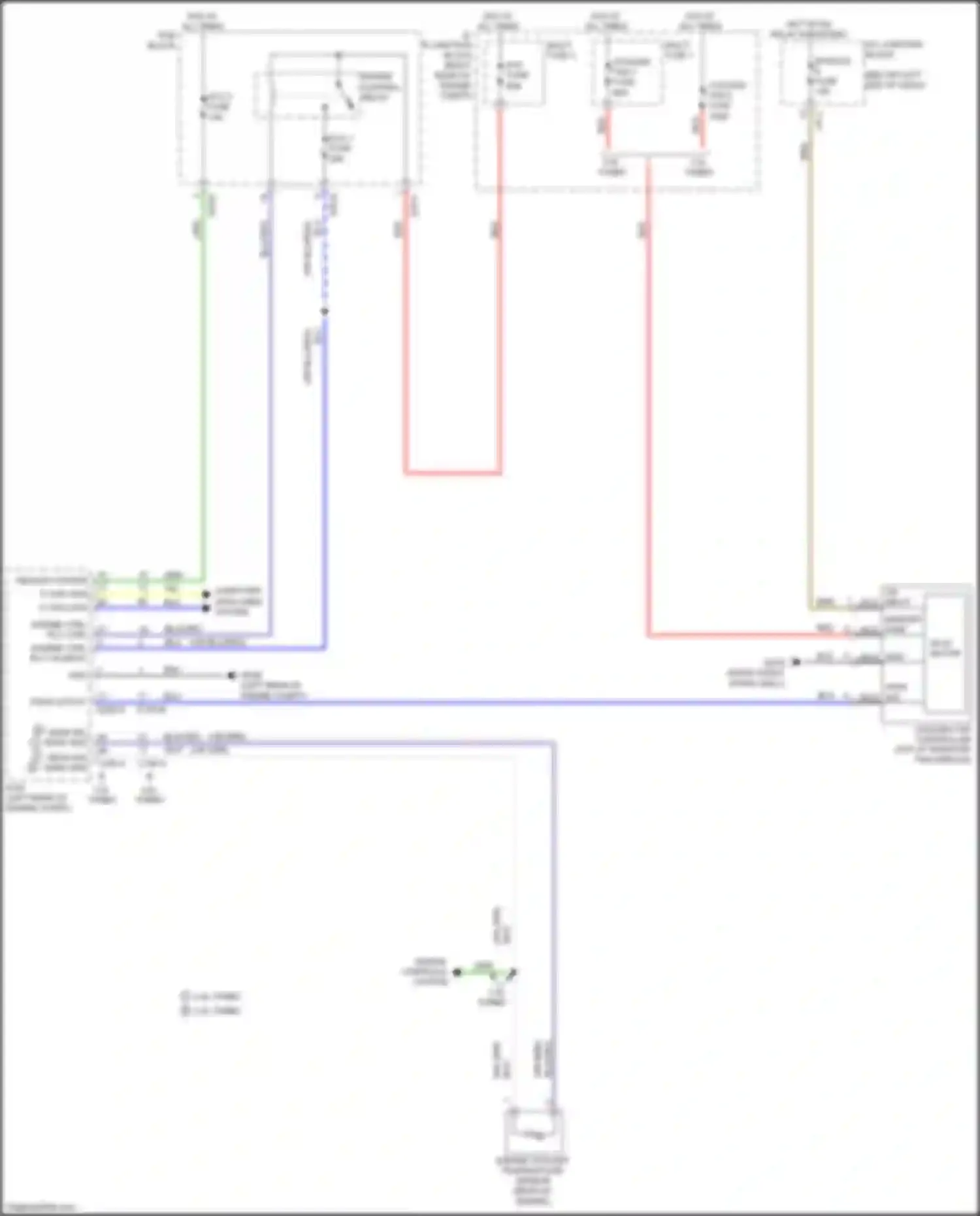 Wiring diagram engine control relay for Kia Stinger I (2017-2021) (1 of 5)