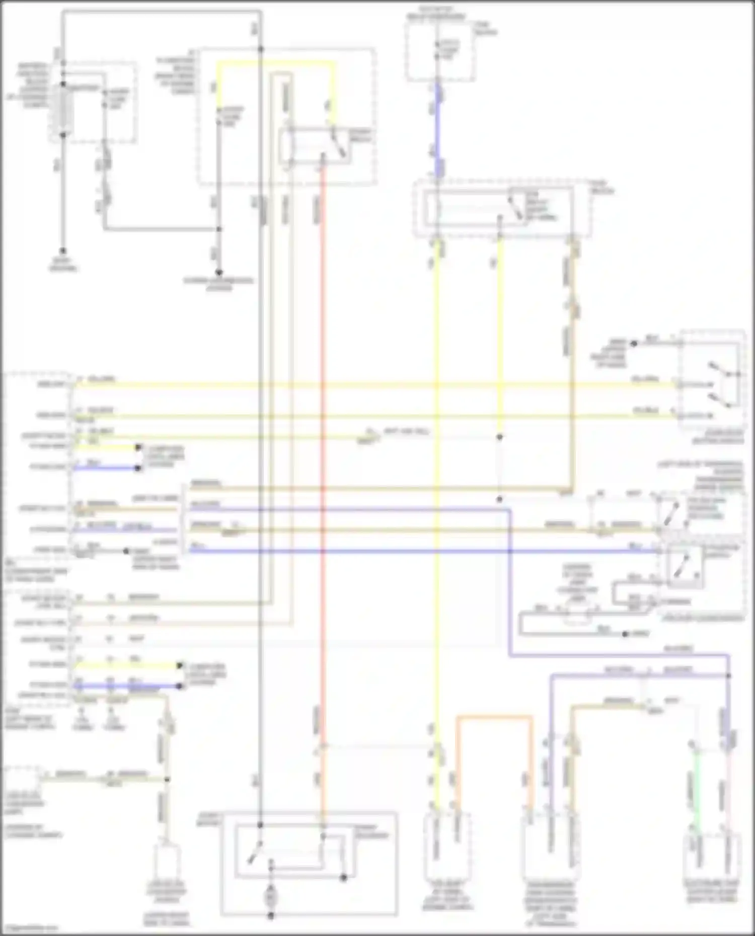 Wiring diagram e/r-f for Kia Stinger I (2017-2021) (10 of 16)