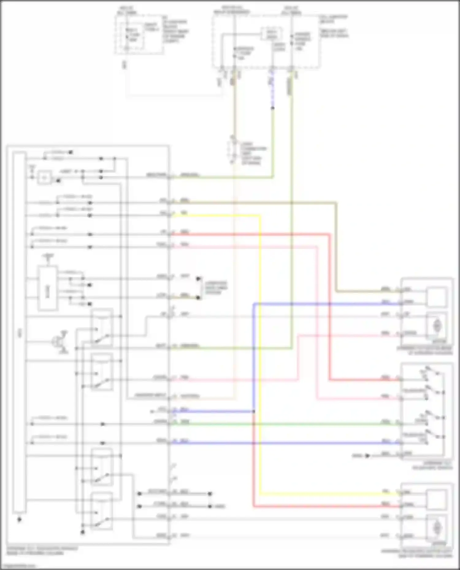 Wiring diagram e/r junction block for Kia Stinger I (2017-2021) (29 of 35)