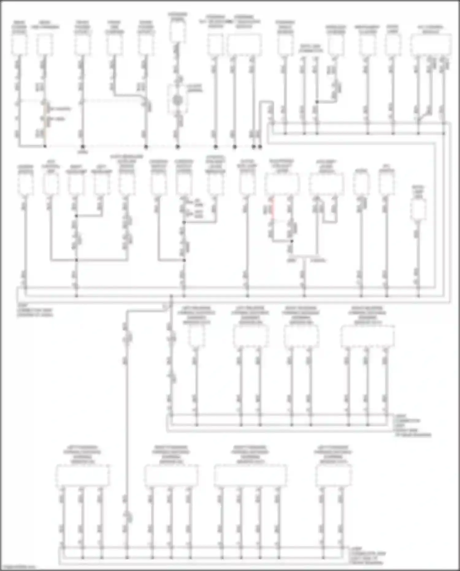 Wiring diagram front power outlet 2 for Kia Stinger I (2017-2021) (1 of 2)