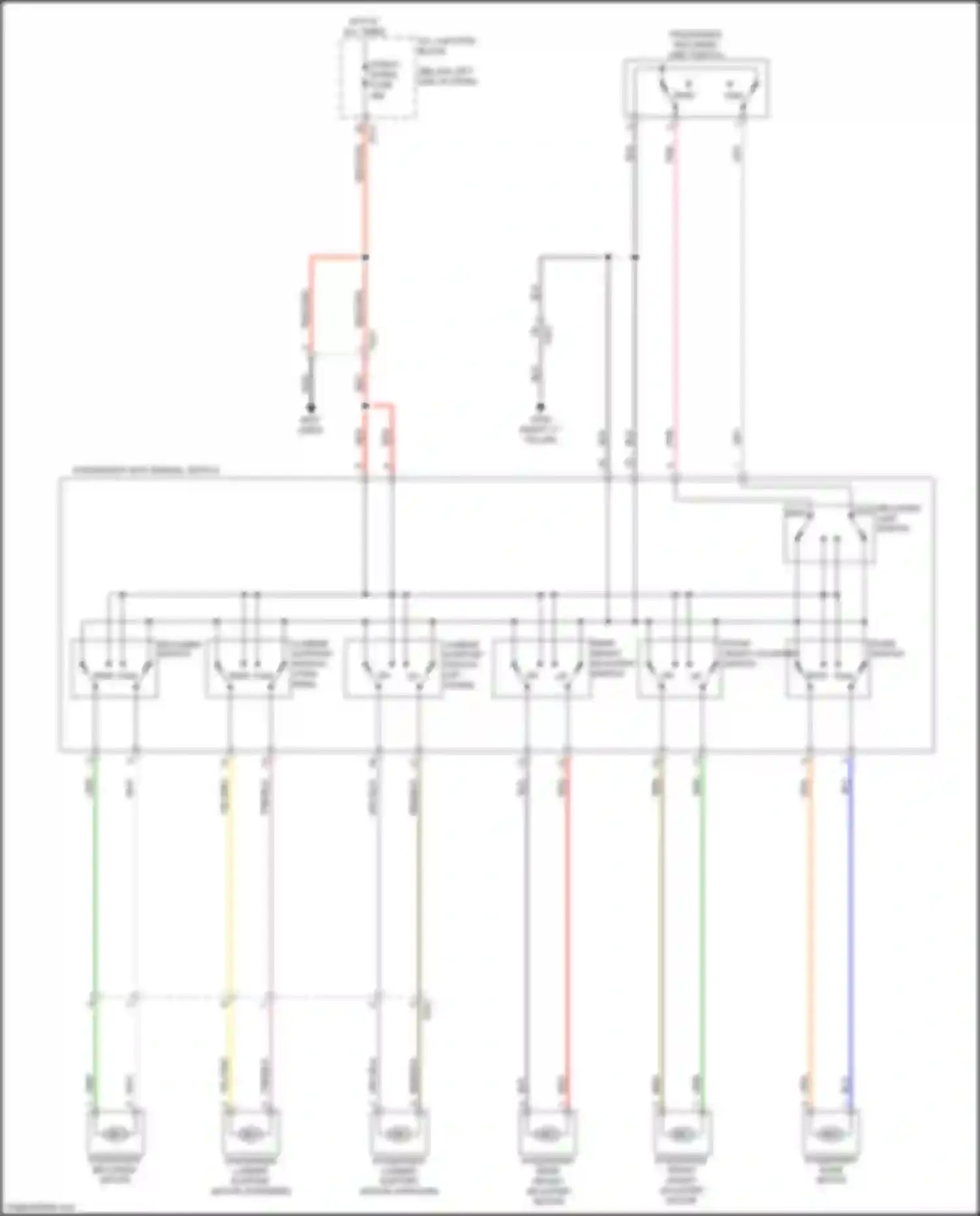Wiring diagram grn for Kia Stinger I (2017-2021) (61 of 136)