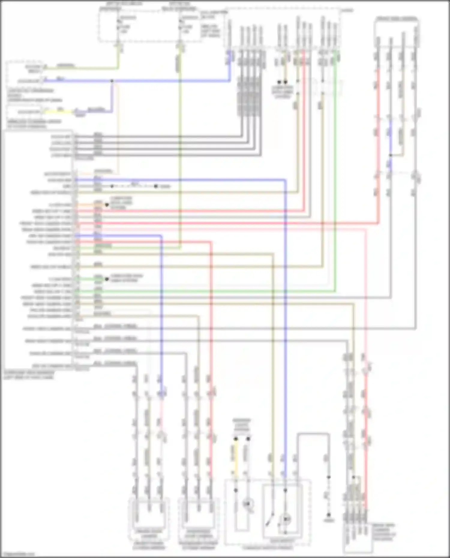 Wiring diagram grn/org for Kia Stinger I (2017-2021) (40 of 46)