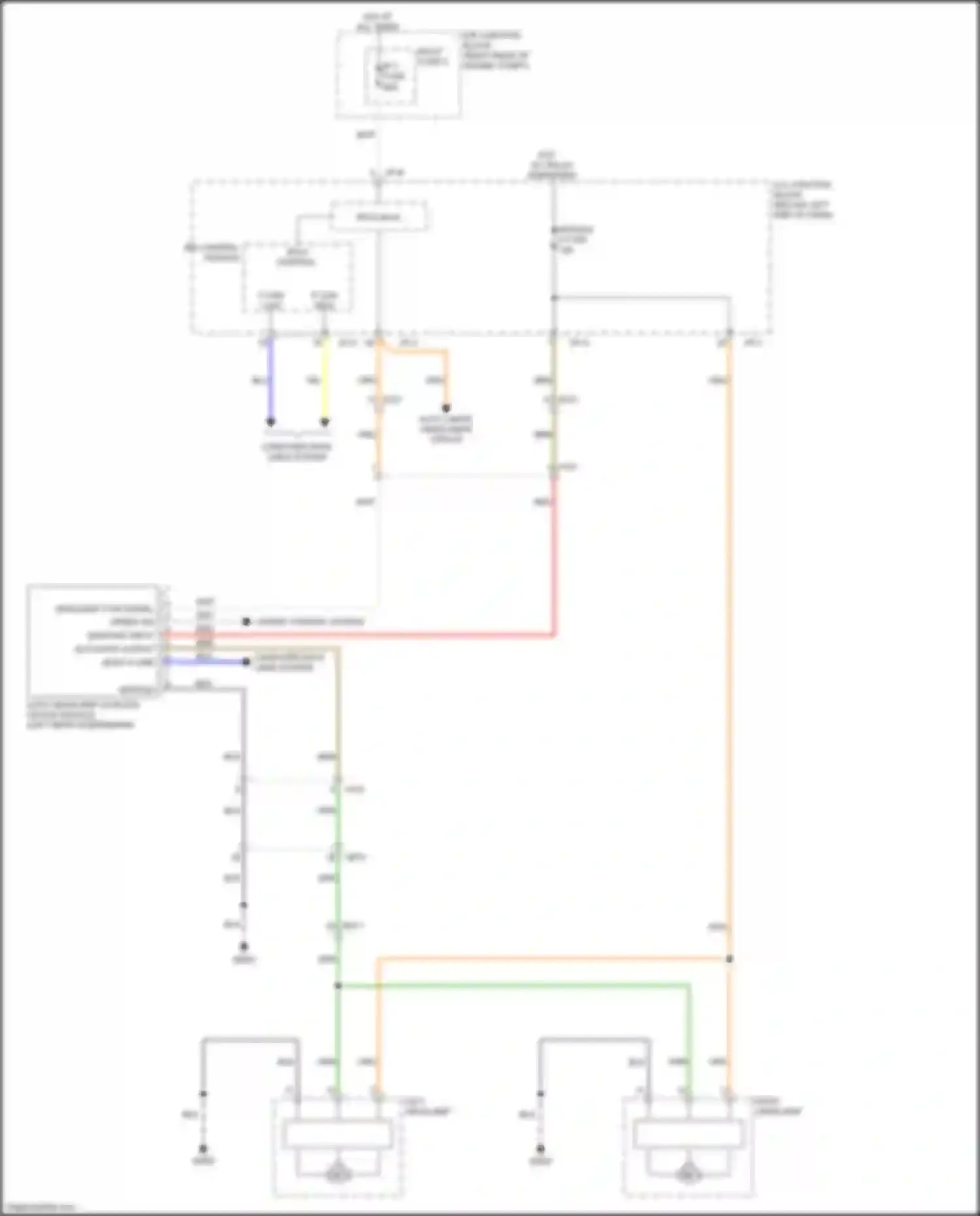 Wiring diagram i/p-b for Kia Stinger I (2017-2021) (1 of 15)